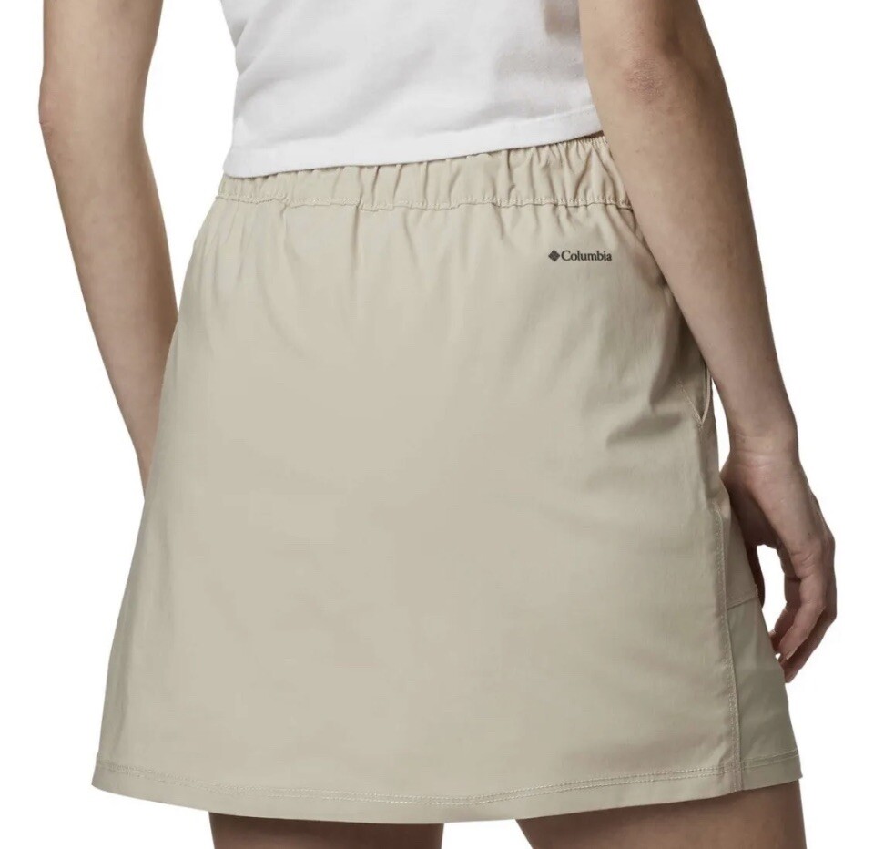 NEW Columbia Size 10. Gray. Longer Days Skort 50 UPF MSRP $60