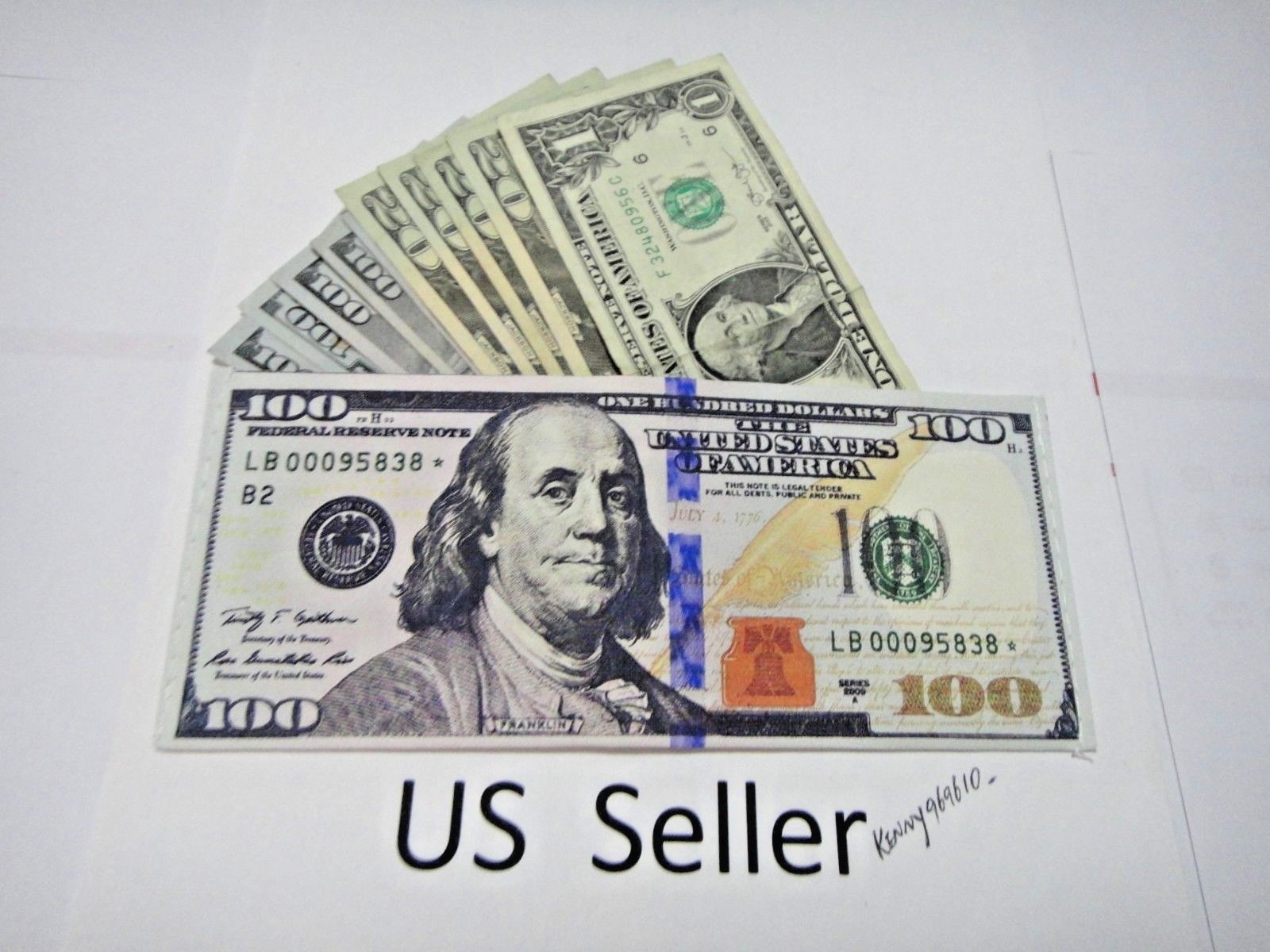 Newest 100 dollar bill wallet bifold ultra thin card holder
