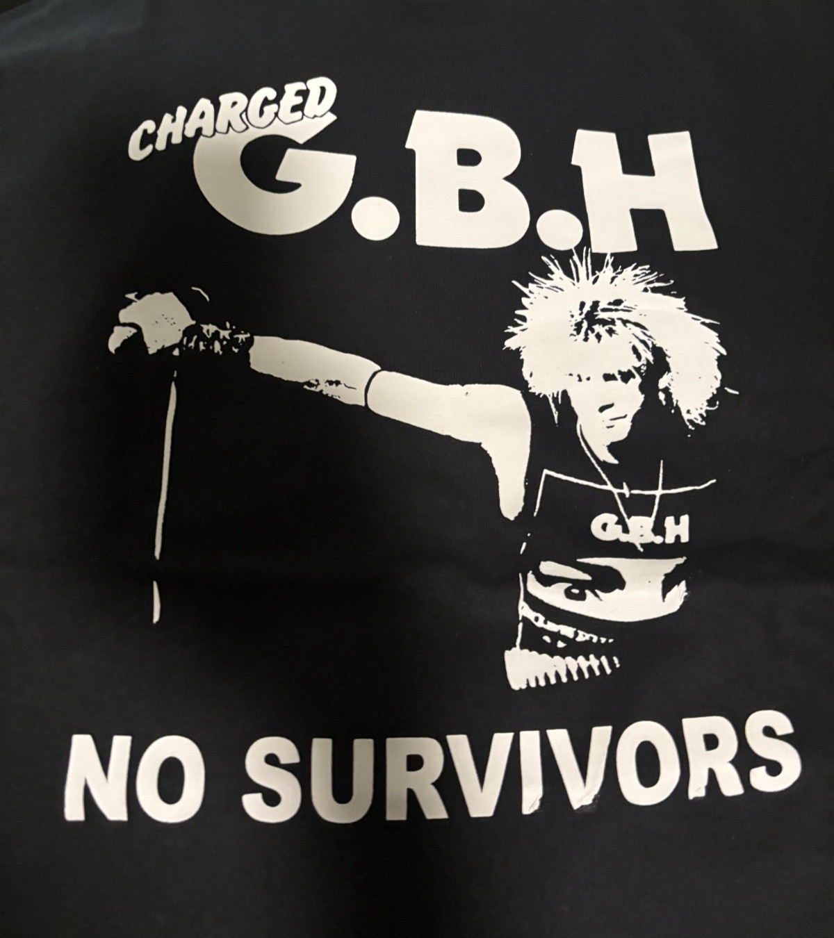 Charged G.B.H. T-Shirt New- No Survivors- XL – Punk Rock