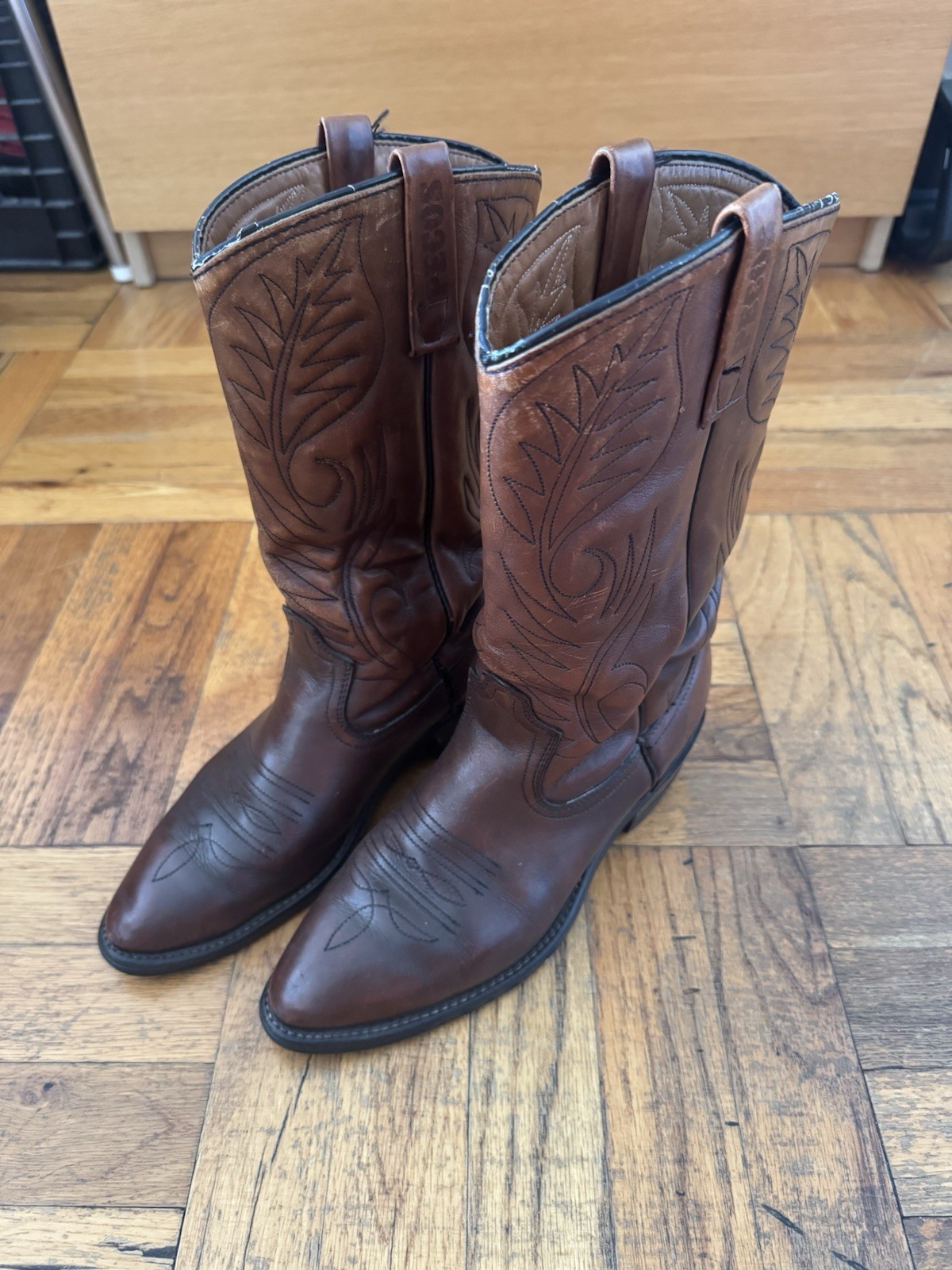 VINTAGE Red Wing Pecos 9801 USA Made Cowboy Western Boots – 7D 7