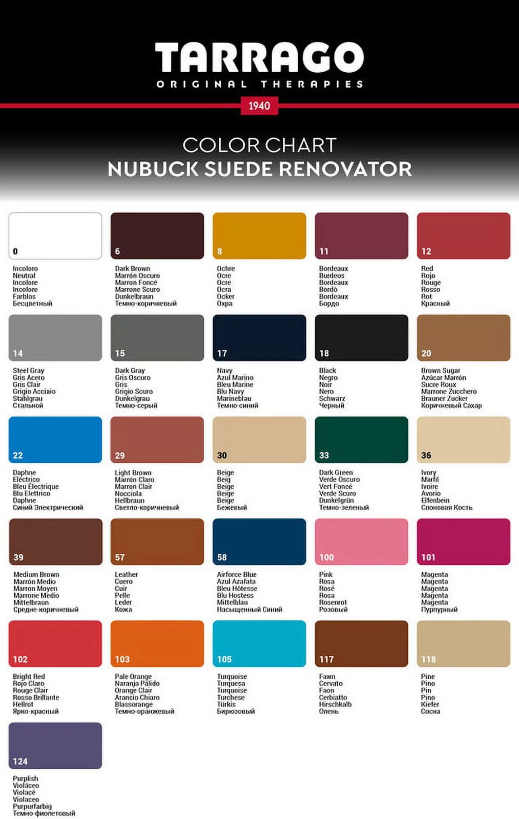 Tarrago Suede & Nubuck Renovator Shoe Boot RenewColorDye Spray Can-Black 6.49.oz