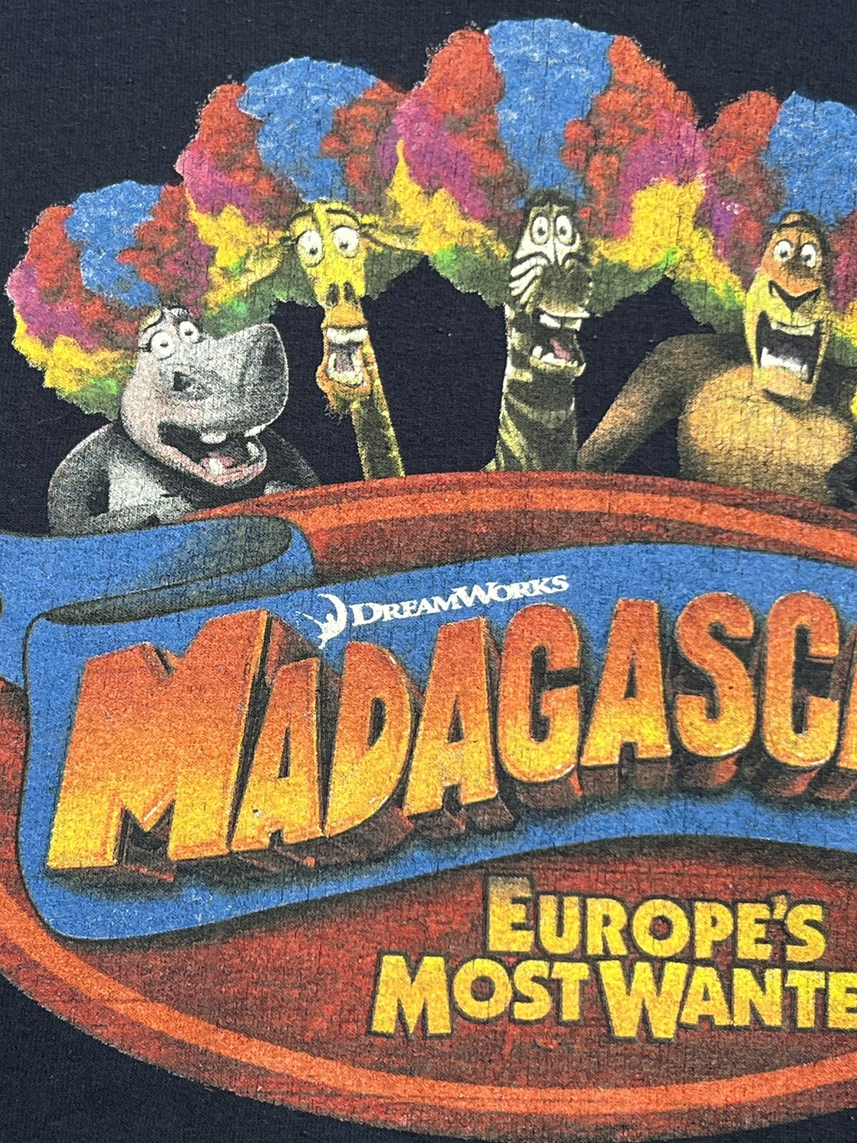 DreamWorks Madagascar 3 Europe’s Most Wanted Promo Hoodie Men’s L