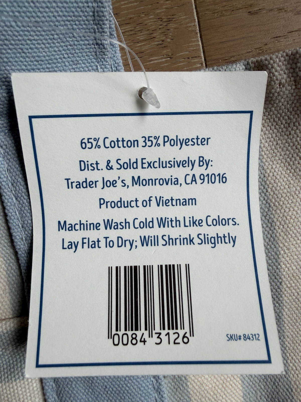 TRADER JOES MINI STRIPED BAGS – NEW WITH TAGS! Set of 4!