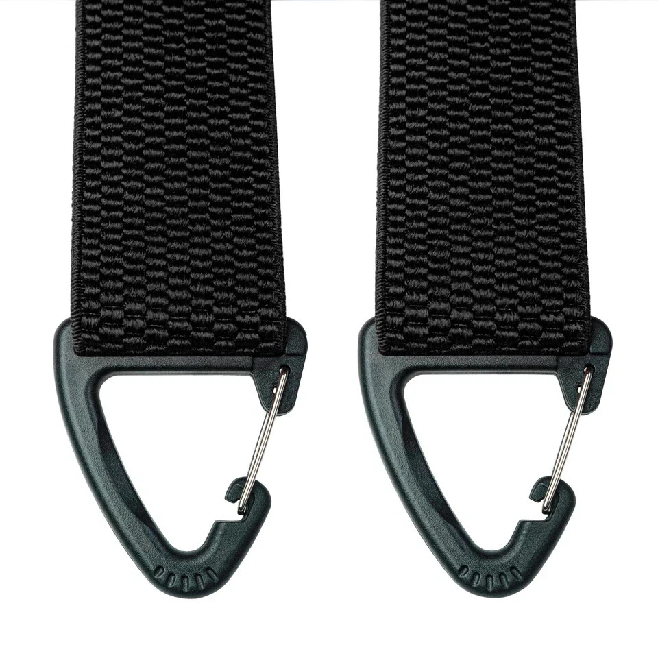 Hidden Black Suspenders for Men Under Clothes with 3 Snap Loop (1.48″ Wide)(9)