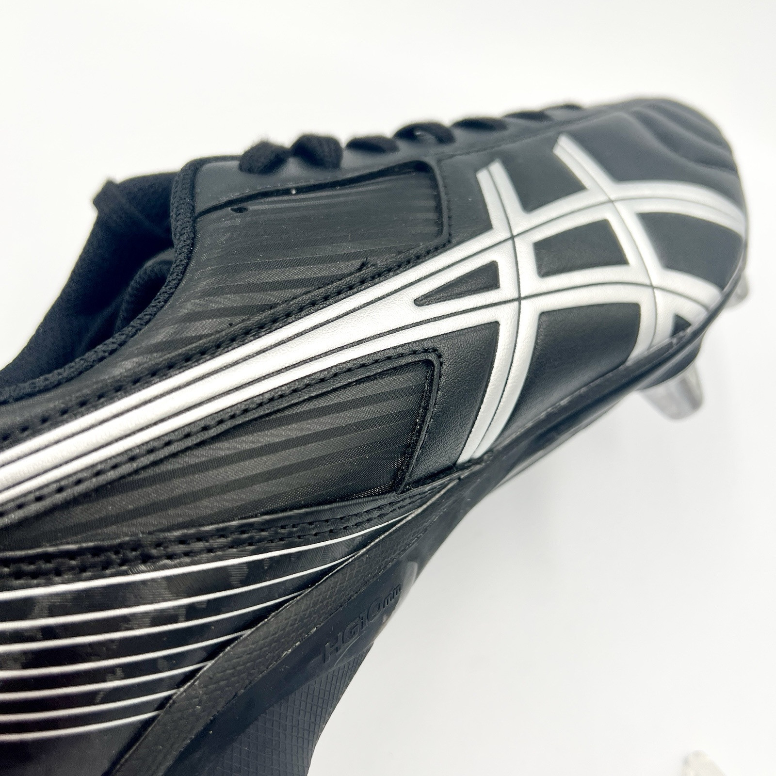 ASICS LETHAL TACKLE “WIDE” P507Y.003 Black Pure Silver Rugby Cleats US4-15