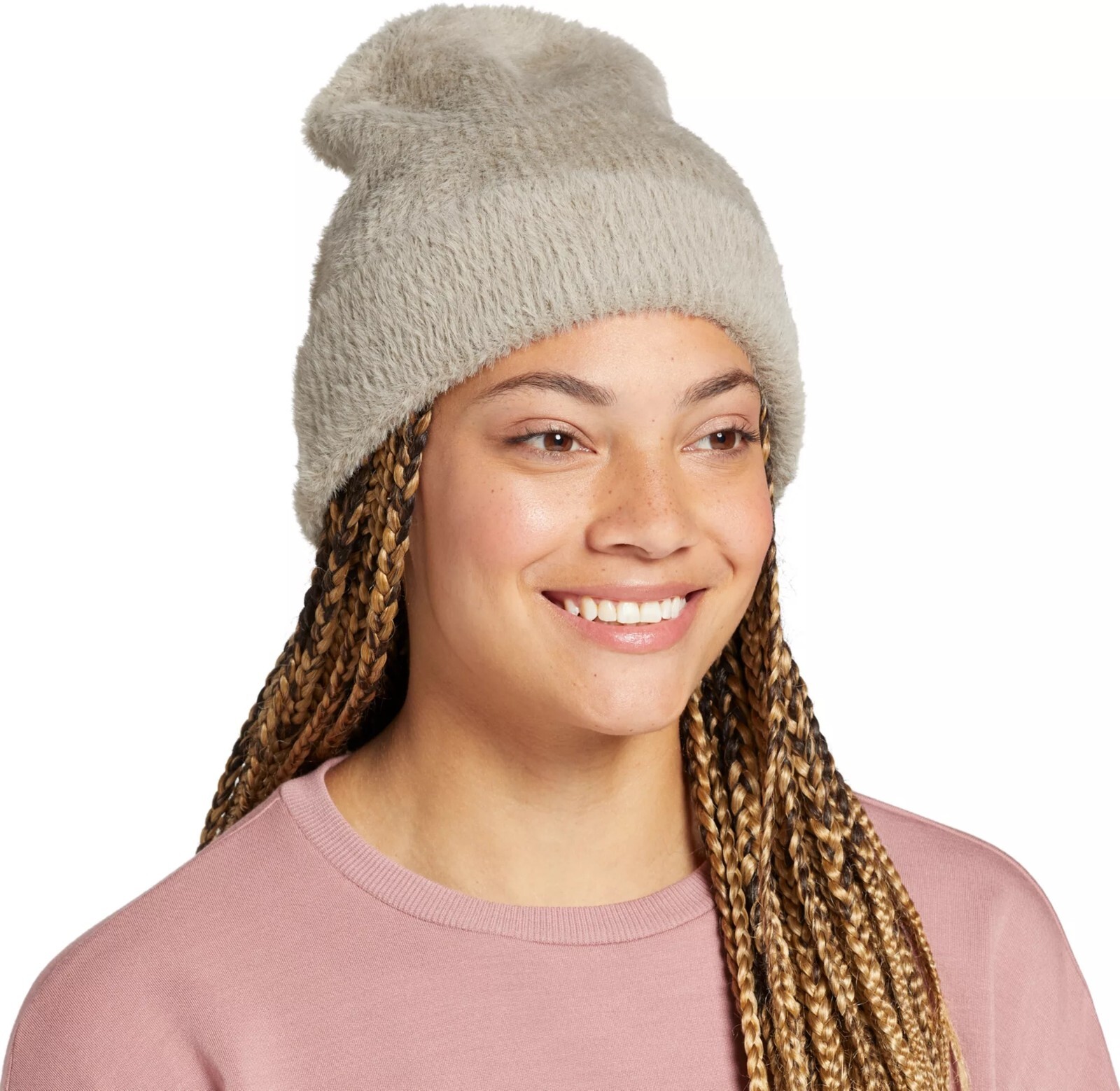 NWT Alpine Design Women’s Fluffy Beanie Winter Hat One Size Colors Black UA300