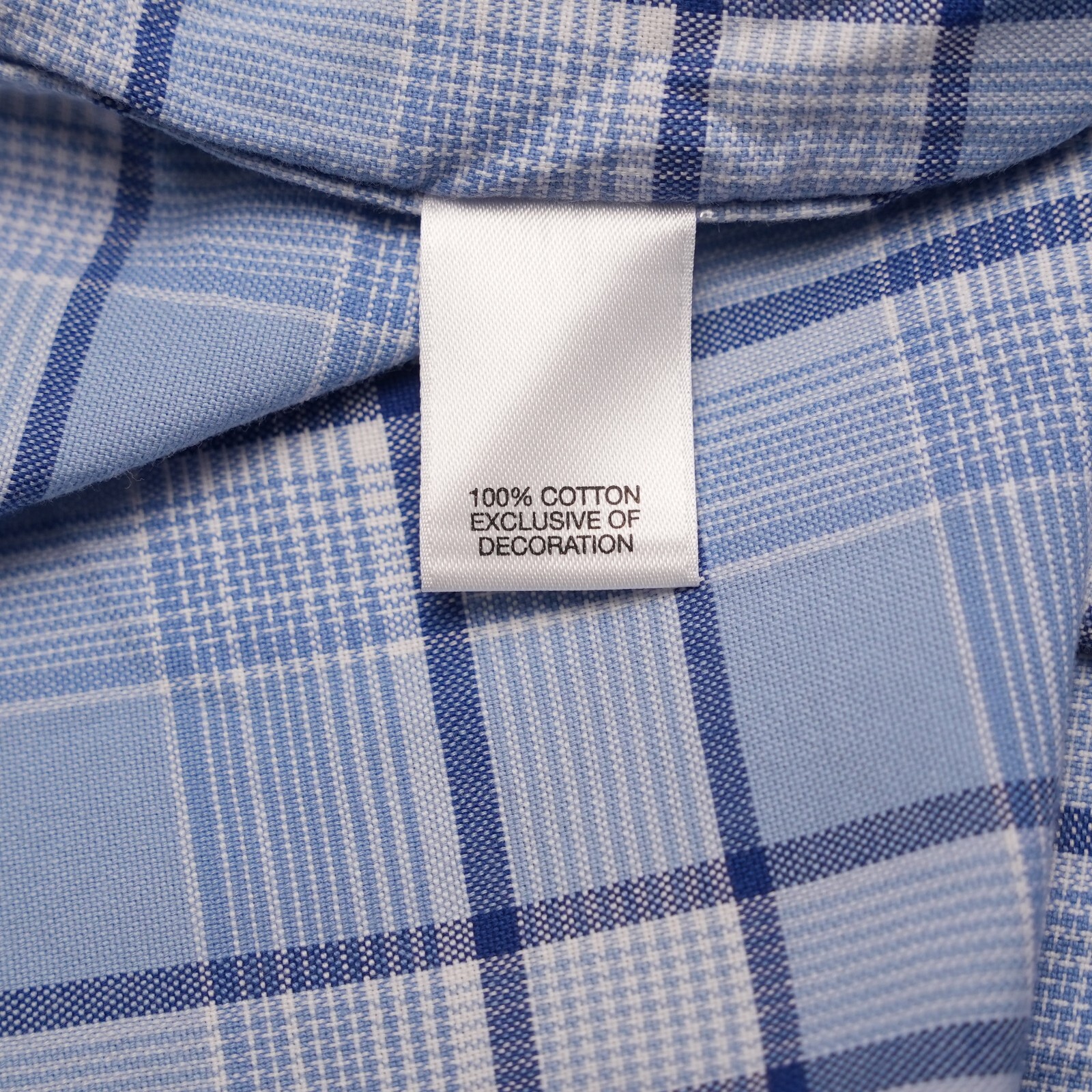 Cremieux Men’s Short-Sleeve Shirt XL Blue Check 100% Cotton NWT $75
