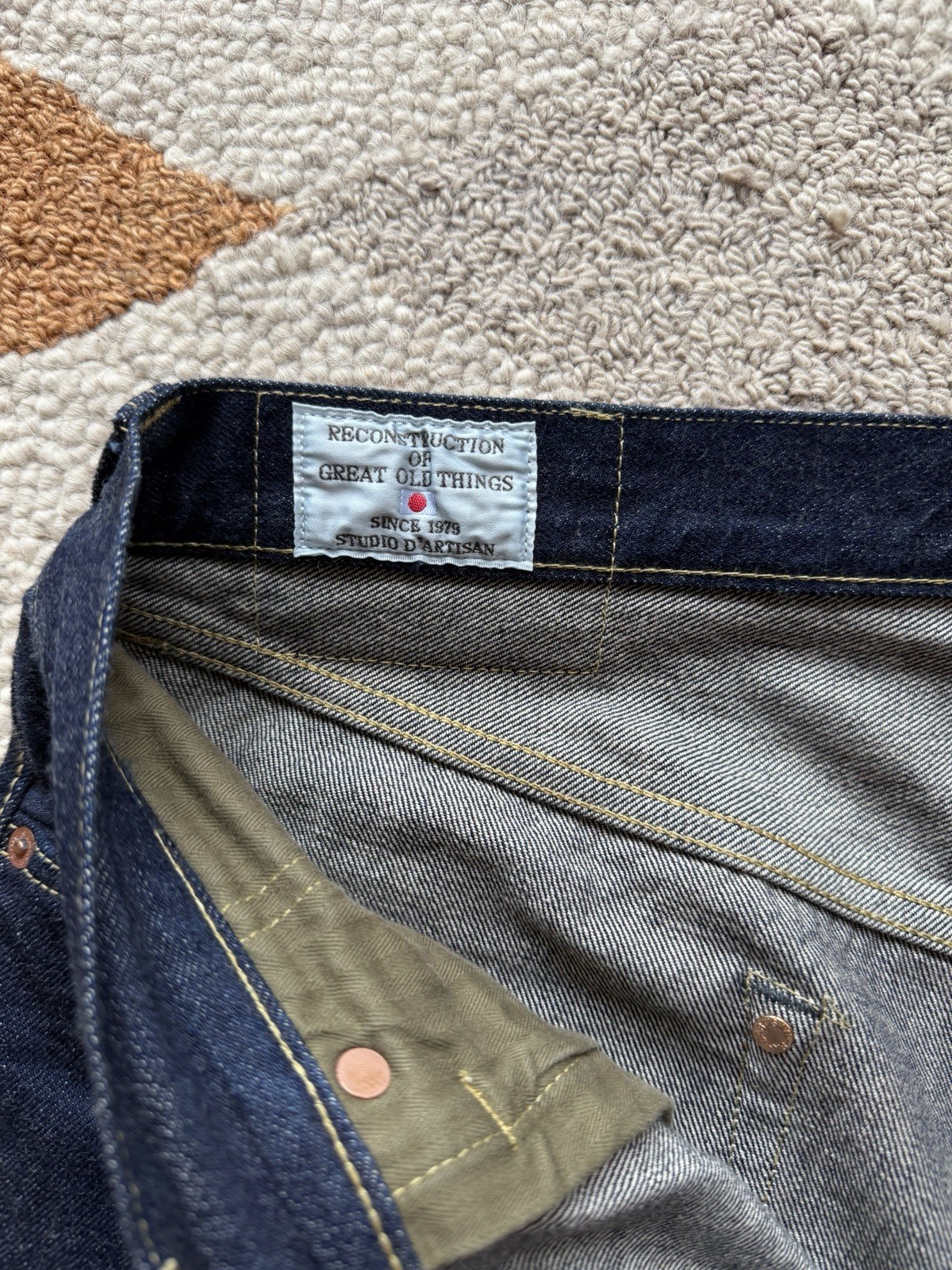 Studio D’Artisan D1903 13oz “Ishikawadai” WWII Selvedge Jeans Size 34