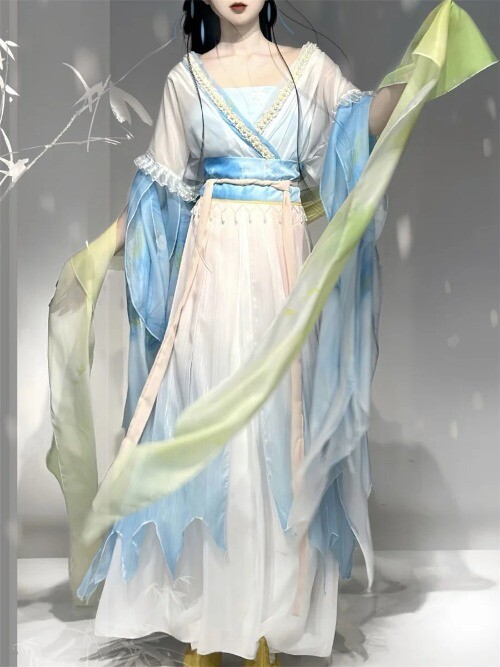 Hanfu Dress Women Chinese Traditional Embroidery Hanfu Carnival Cosplay Costume