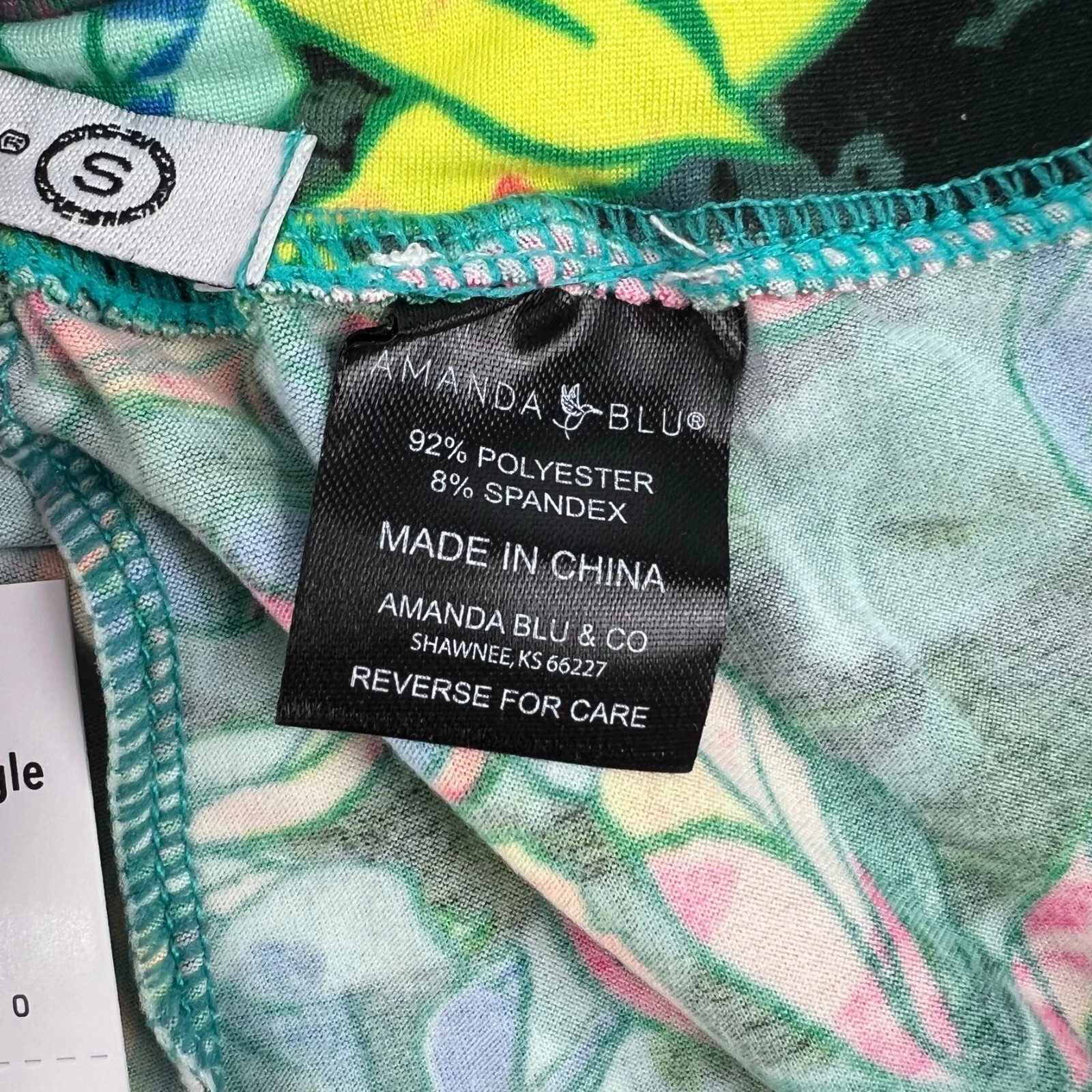 Amanda Blu Pajama Pants Bottom Sleep Lounge Pull On Drawstring Floral XL