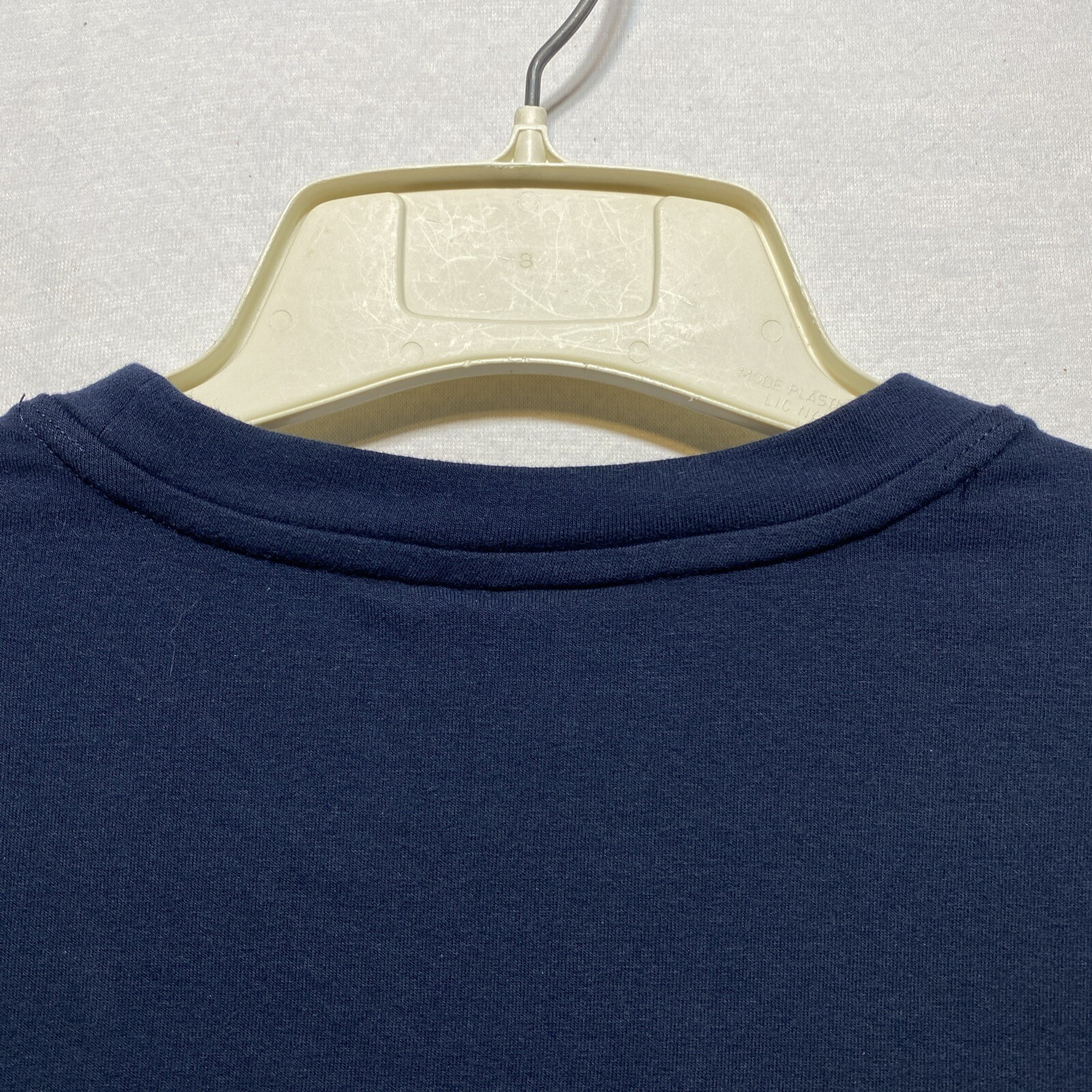 Men’s Reebok Long Sleeve Sweatshirt Blue Large Cotton/Polyester/Spandex Blend