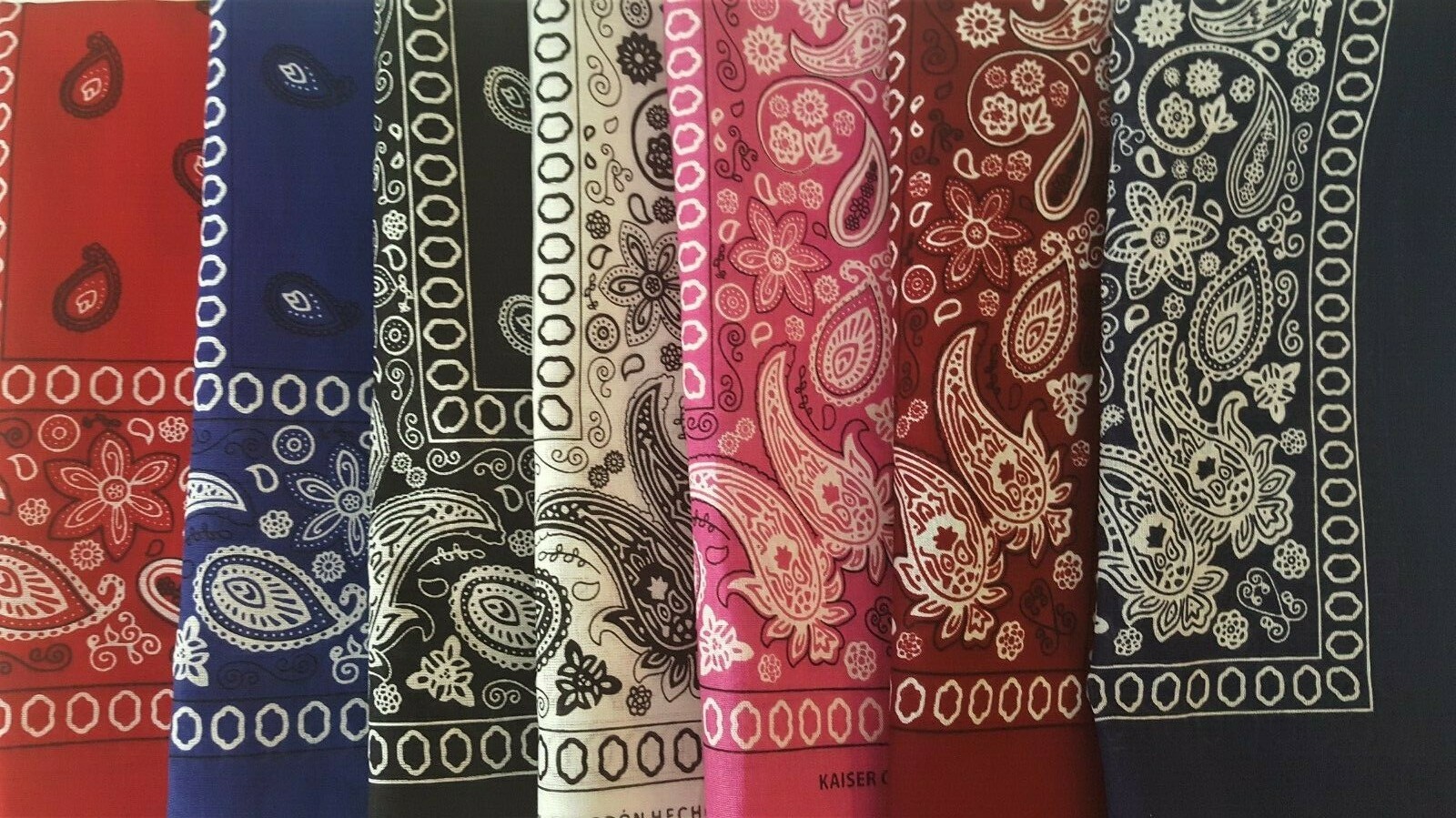 BANDANA New 100% Cotton BANDANA 22″X 22″ 7 Colors