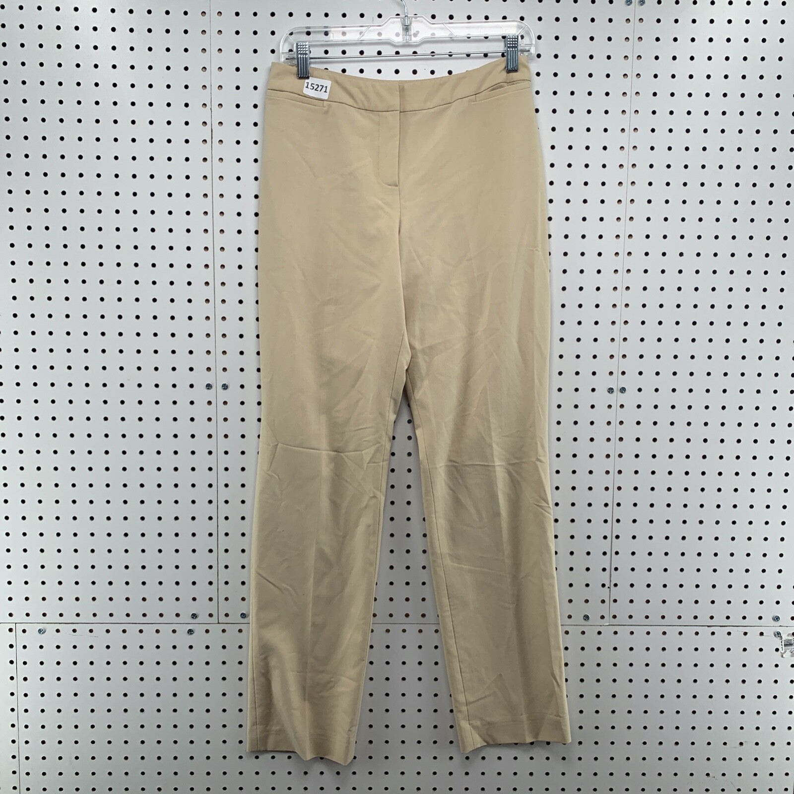 Pendleton Womens Business Pants Beige Size 4 Polyester Spandex blend 28X30