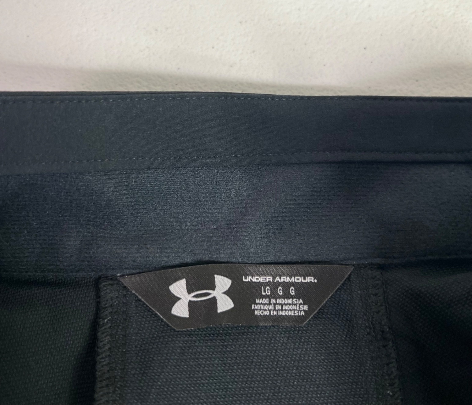 Under Armour Mens L Tactical Combat Shirt 1/4 Zip Long Sleeve Black 279639 NWOT