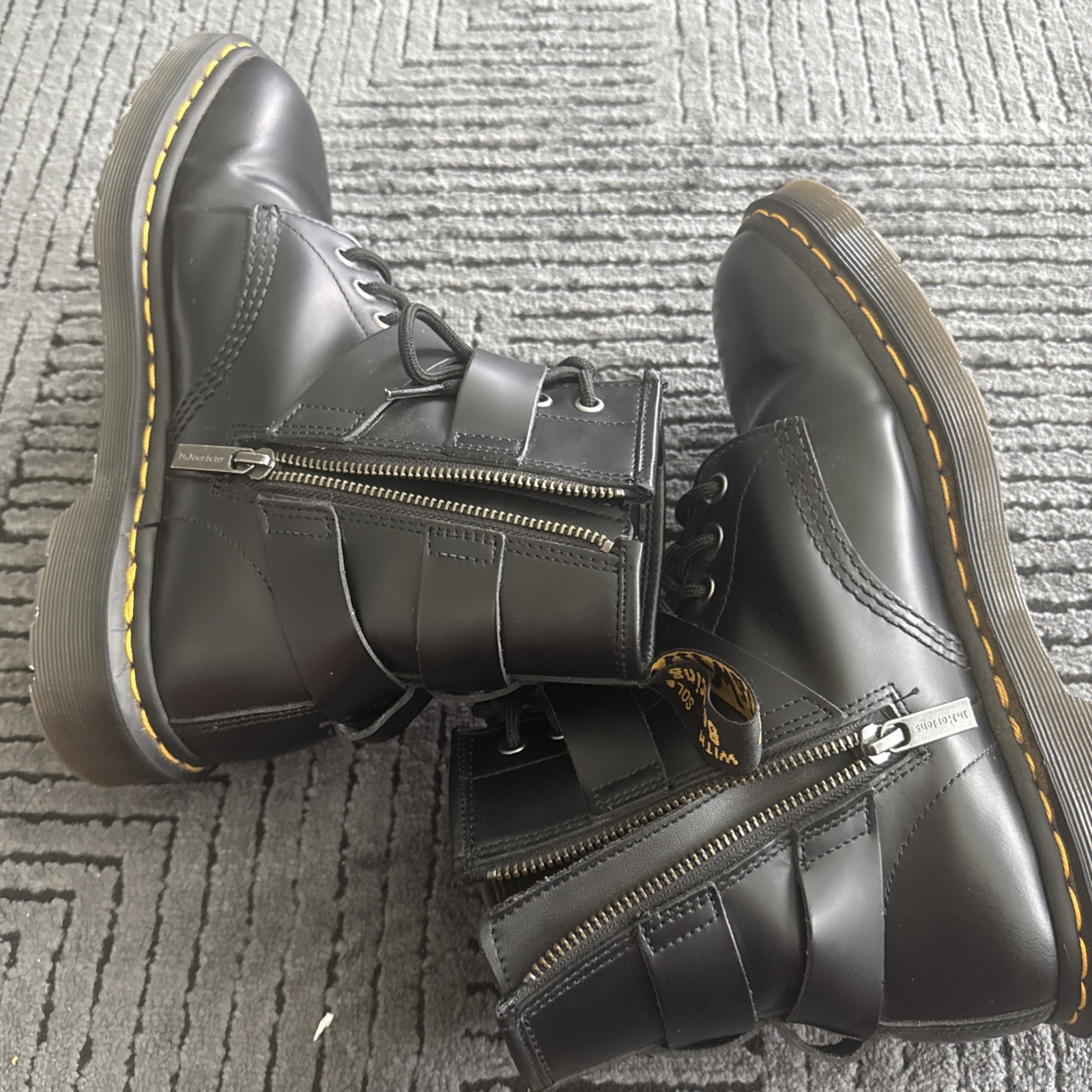 Dr. Martens Cristofor Harness Lace-Up Boots Men’s Size 8 , Women Size 9