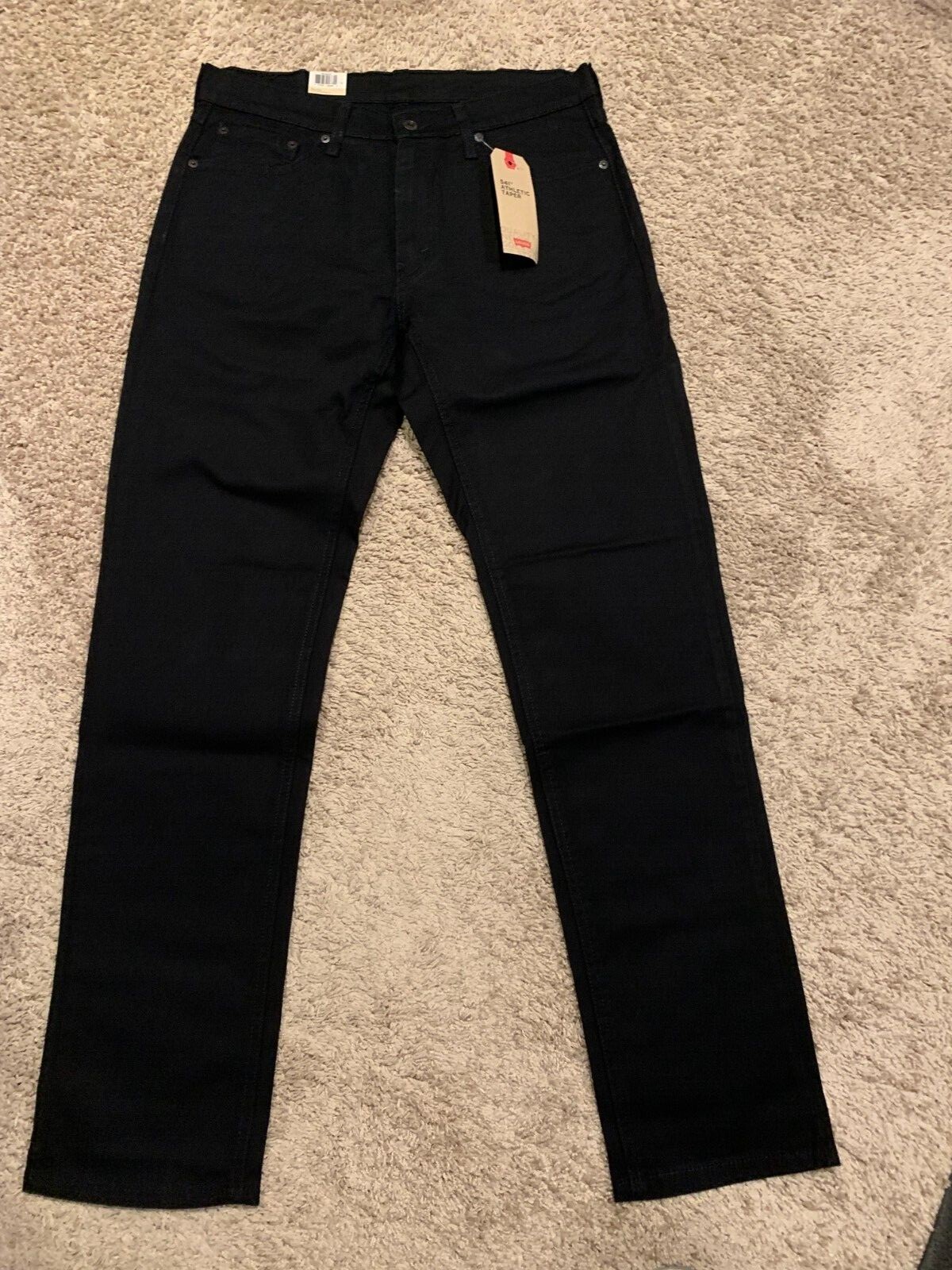 Levi’s 541 Athletic Taper Jeans Black WStretch Men’s Sizes NWT RT$69.50 0019