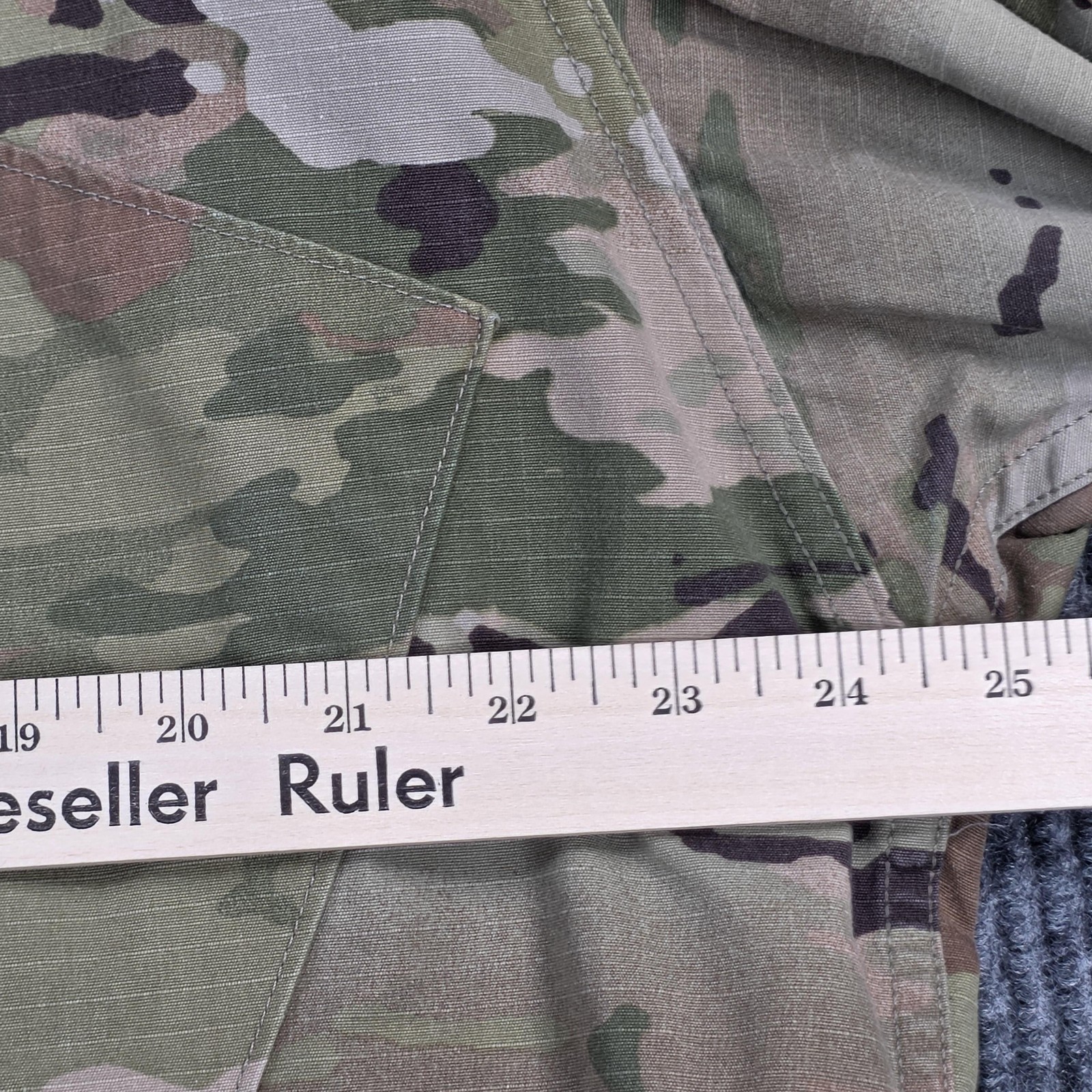 US Army ACU Jacket Mens Large Regular OCP Camo 50/50 NyCo NSN 8415-01-623-5552