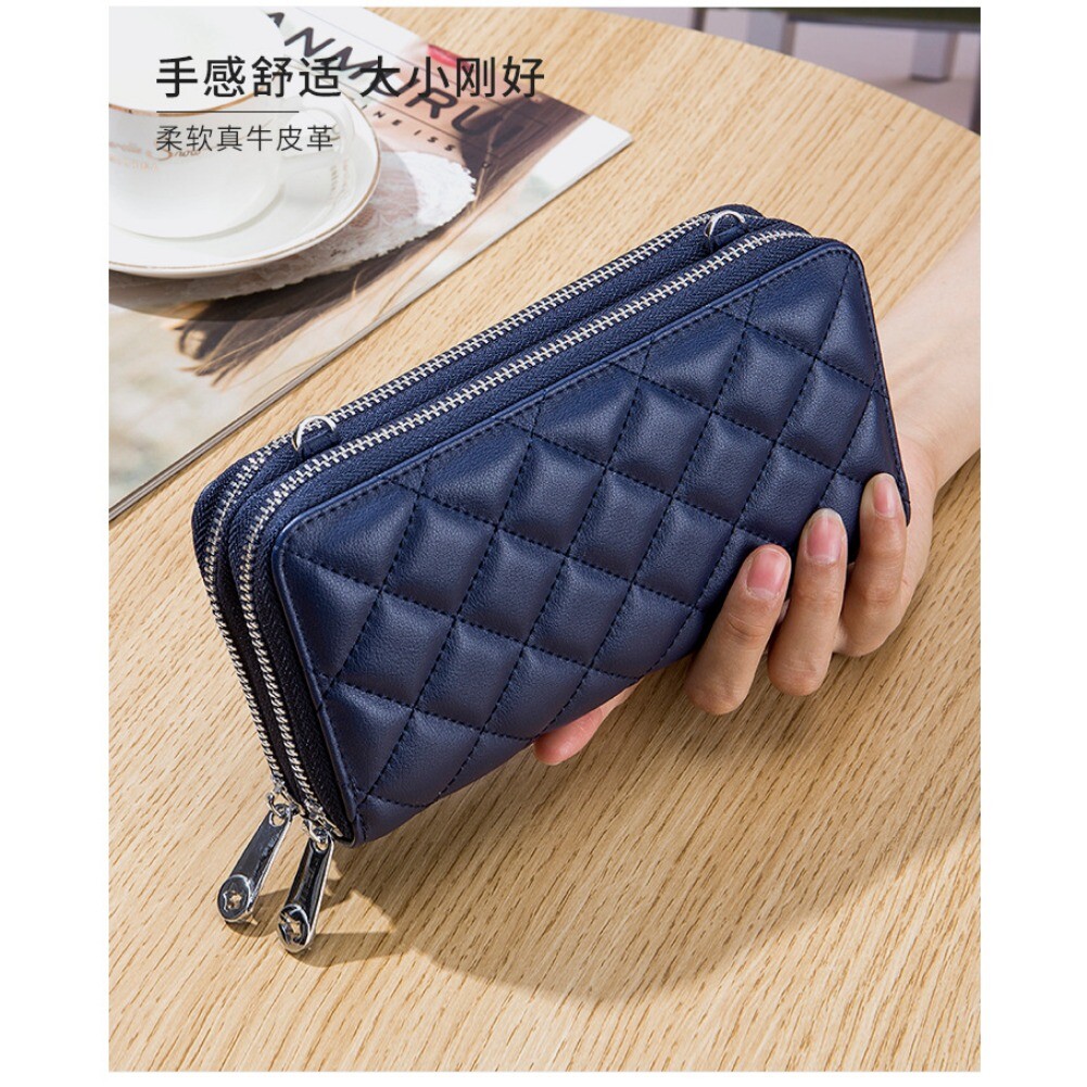 Womens Small Crossbody Bag Genuine Leather Shoulder Handbag Zip Cellphone Wallet