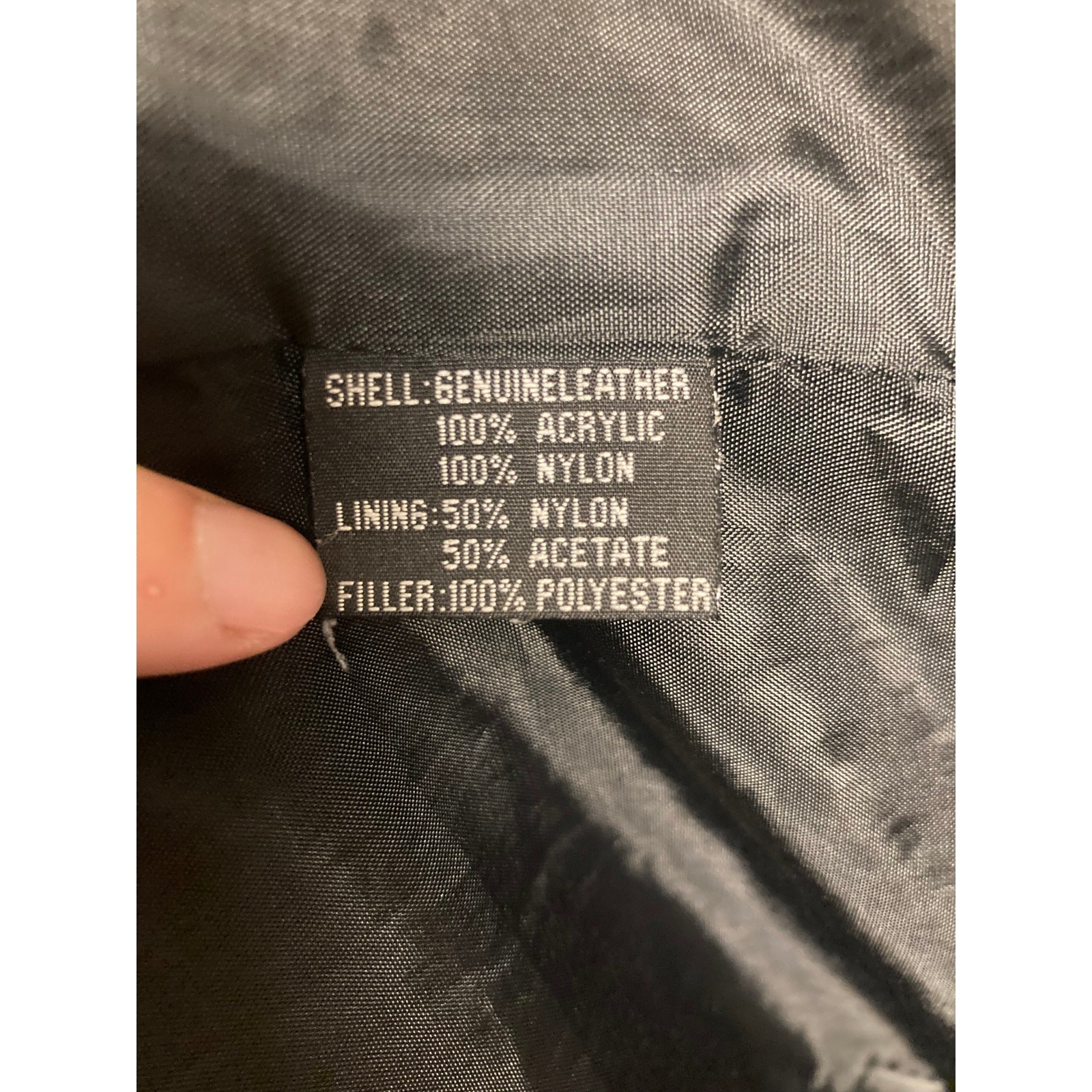 16 18 XL 1X Ben – Z Vintage Genuine Leather Motorcycle biker Jacket black pocket