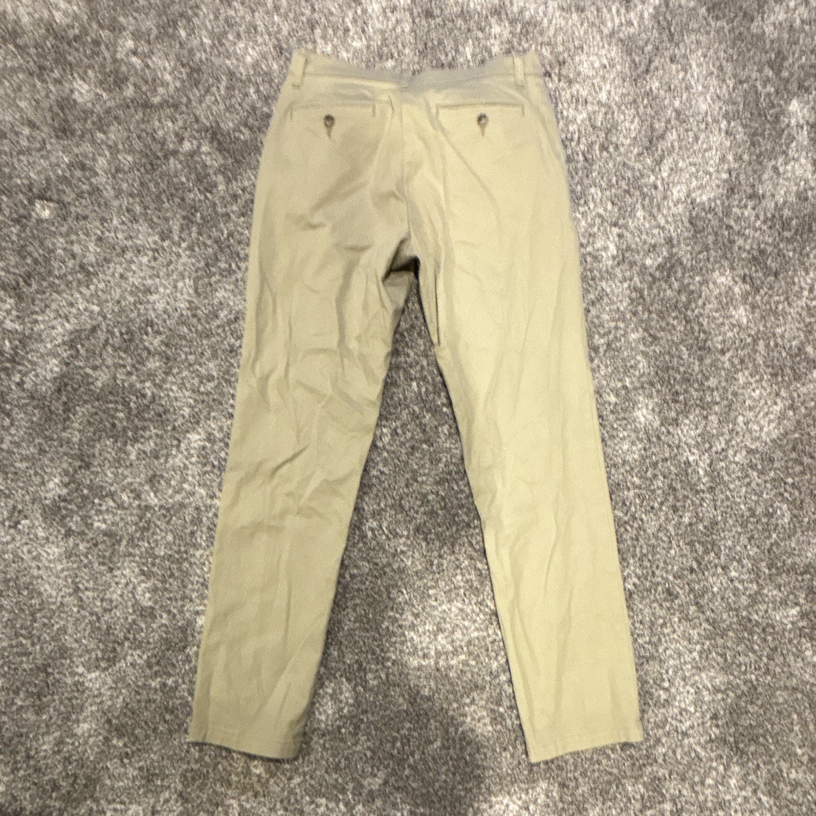 Lee Total Freedom Men’s Beige Slim Fit Straight Leg Chino Pants Twill Waist 32