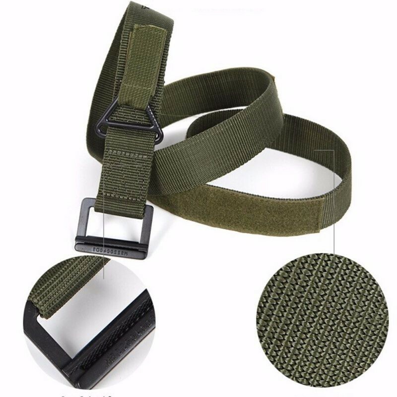 Adjustable Nylon Waistband Outdoor Combat Rescue Rigger Military Tactical Belt
