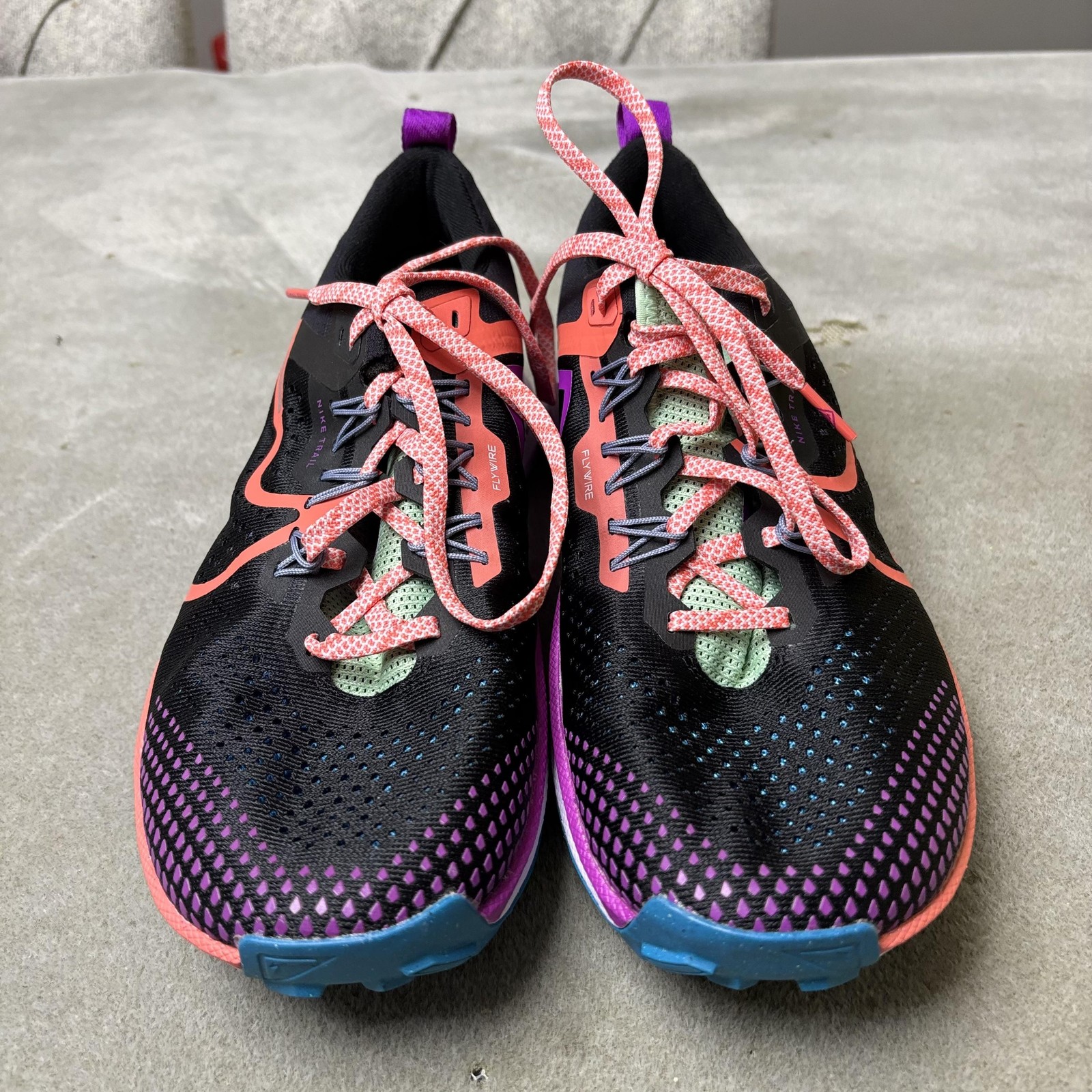 Nike Pegasus Trail 4 Shoes Mens Size 7.5/Womens 9 Black Pink Trail Running