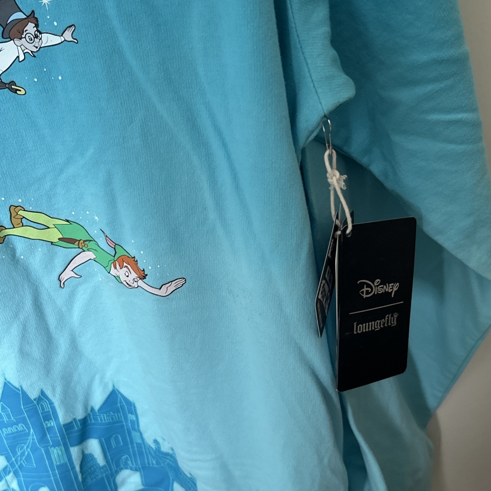 Loungefly Disney Peter Pan You Can Fly Unisex Hoodie – Small