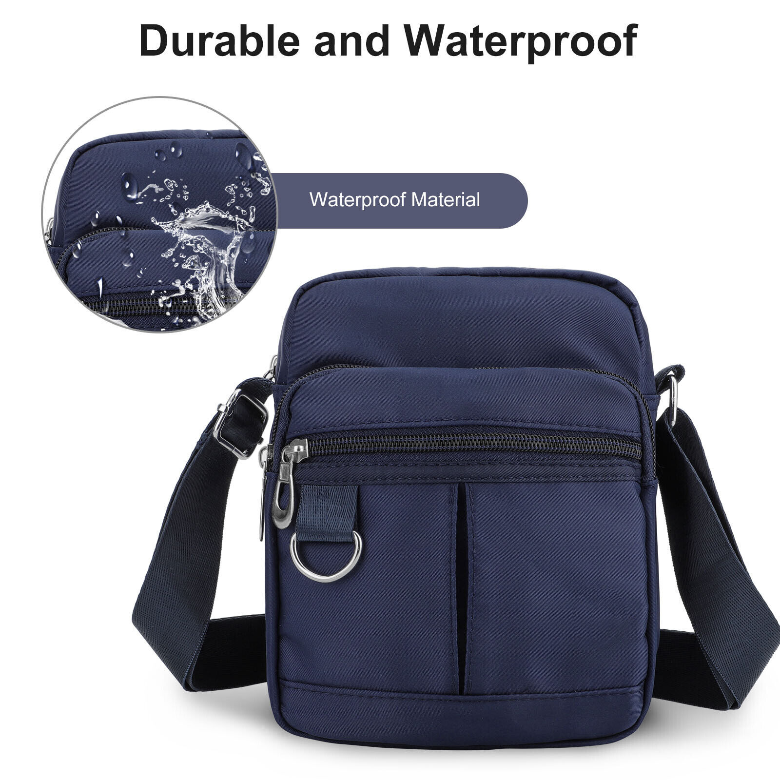 Waterproof Messenger Crossbody Lady Handbag Shoulder Bag Women Sports Work Purse