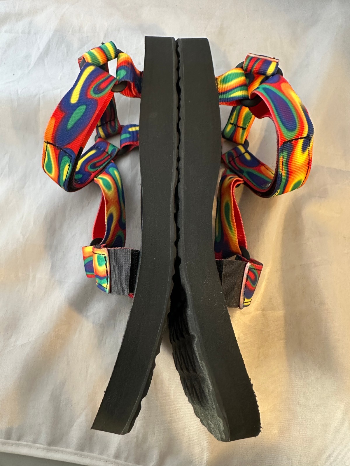TEVA Unisex Original Universal Rainbow Sport Sandals, Unisex Size 10 W/8 M NWT
