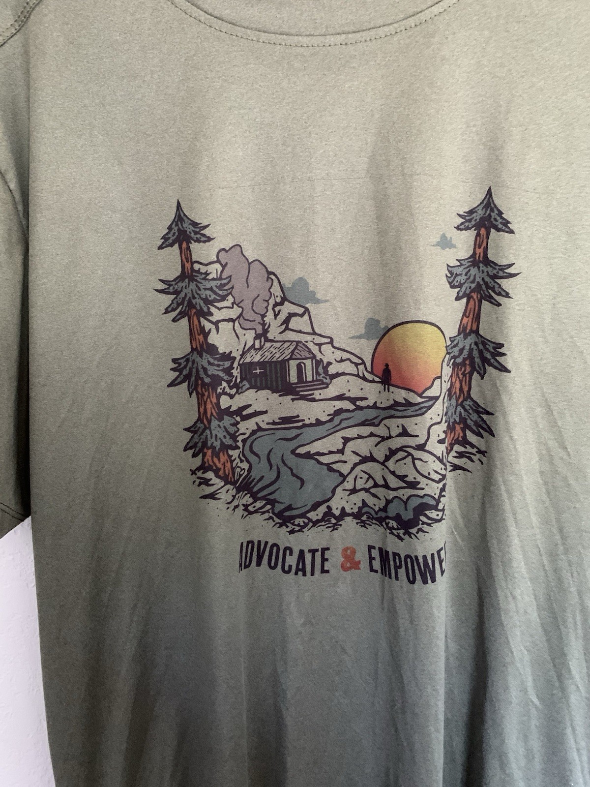 Truewerk B1 Sun Tshirt Advocate Empower Limited Framers Olive Green Sz Large