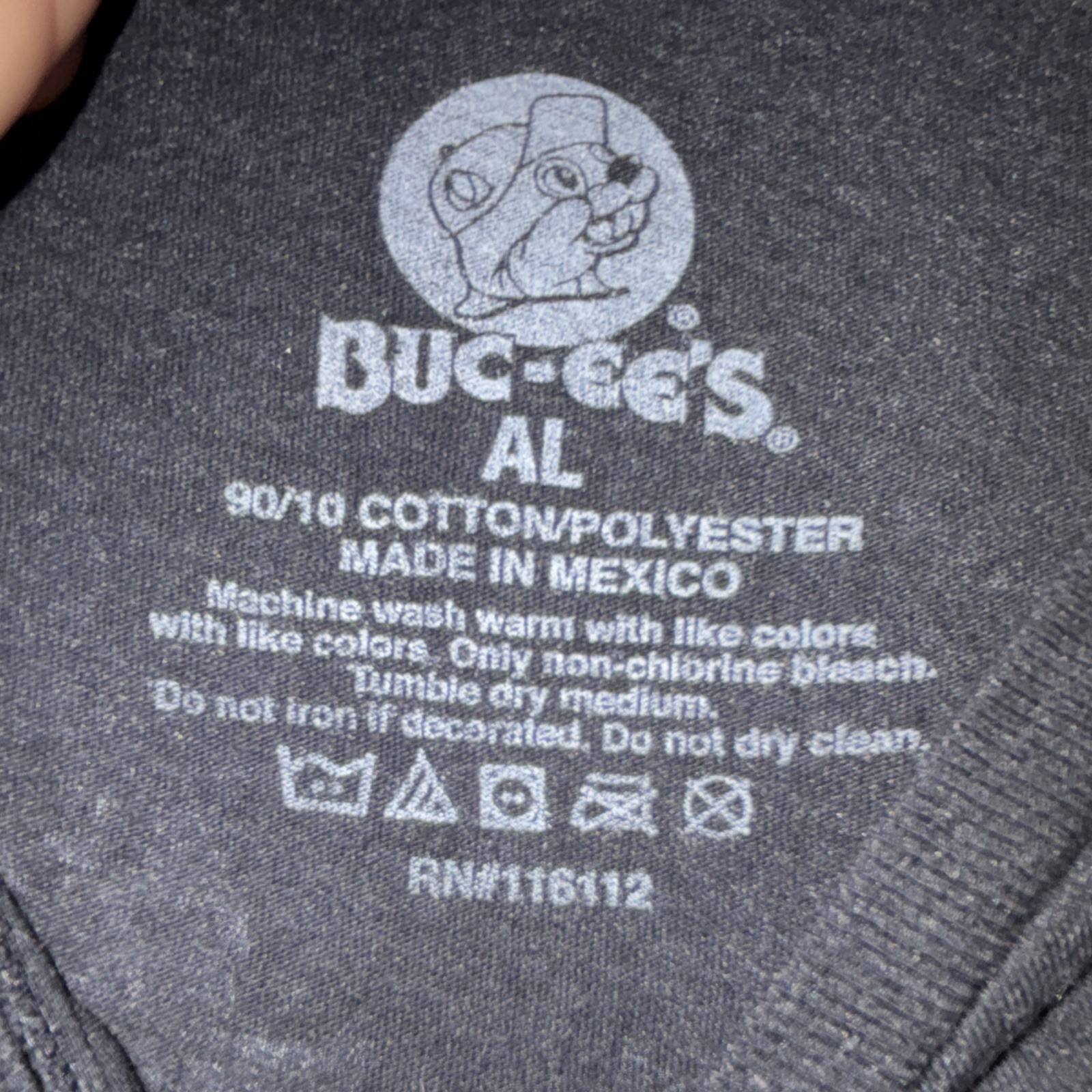 Buc-ee’s Men’s AL Black Sunshine Sunflower Graphic Crew Neck Short Sleeve Tee