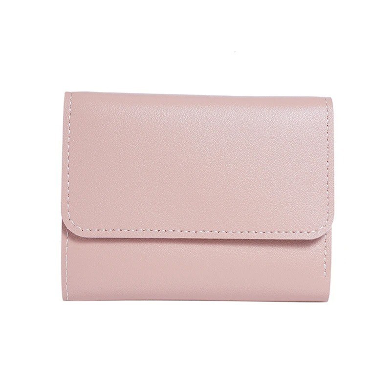 Cute Women’s Small PU Leather Wallet Credit Card Holder Coin Purse Hasp Closure