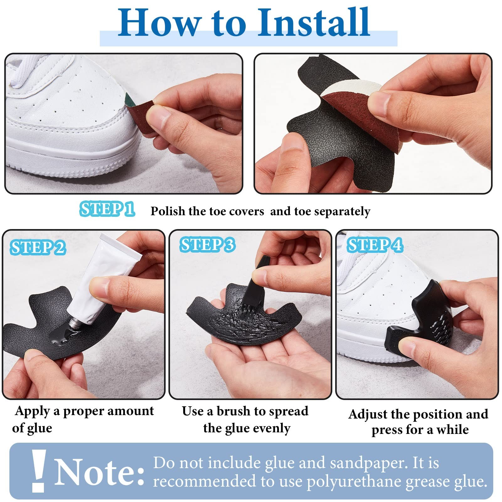 Boot Toe Protectors Work Boot Guards Shoe Toe Cap Work Shoe Cover for Spring …