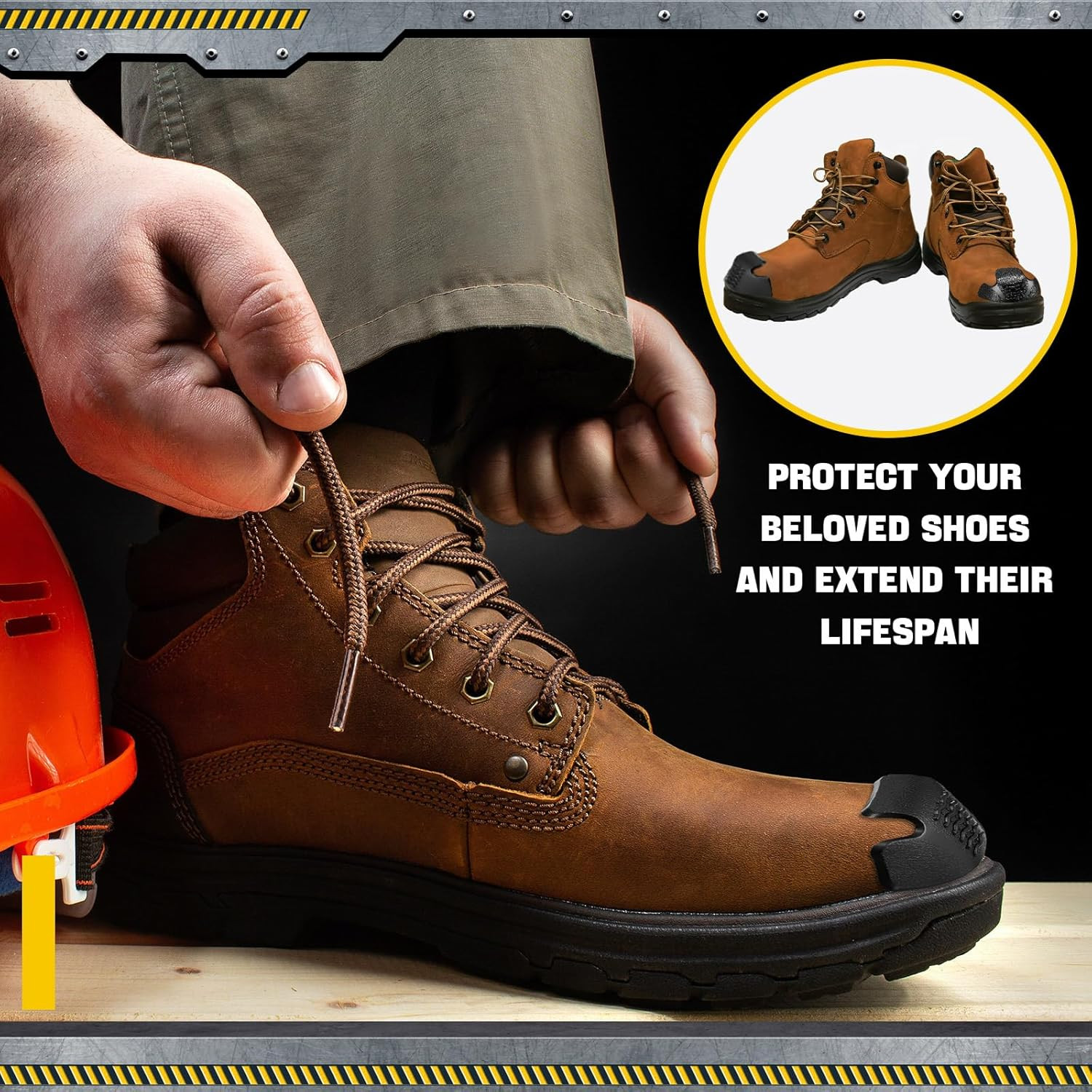 Boot Toe Protectors Boot Guards Work Protector Work Toe Cover for Camping Climbi