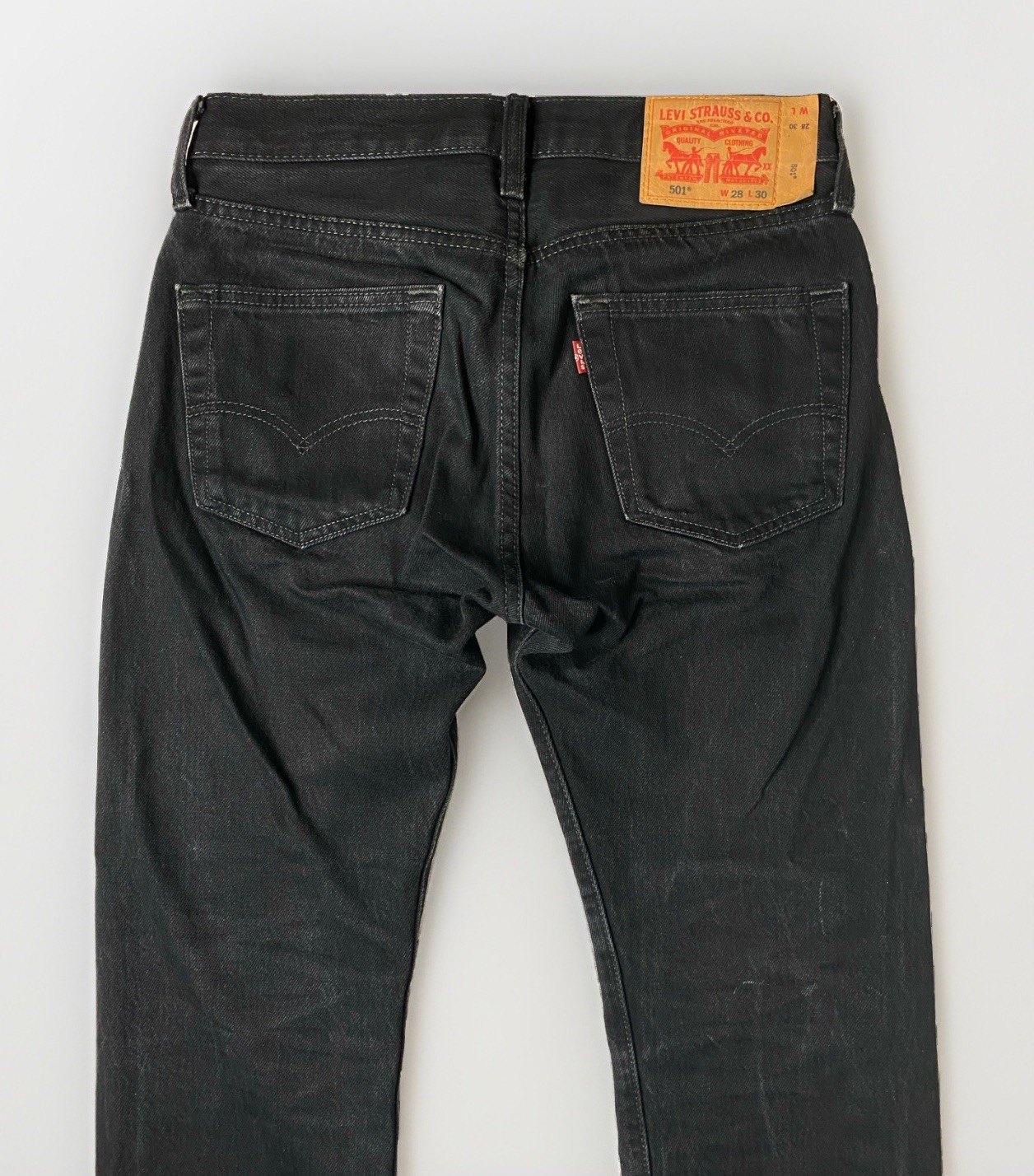 Levis 501 Jeans Mens Size 28×30 Black Original Fit Straight