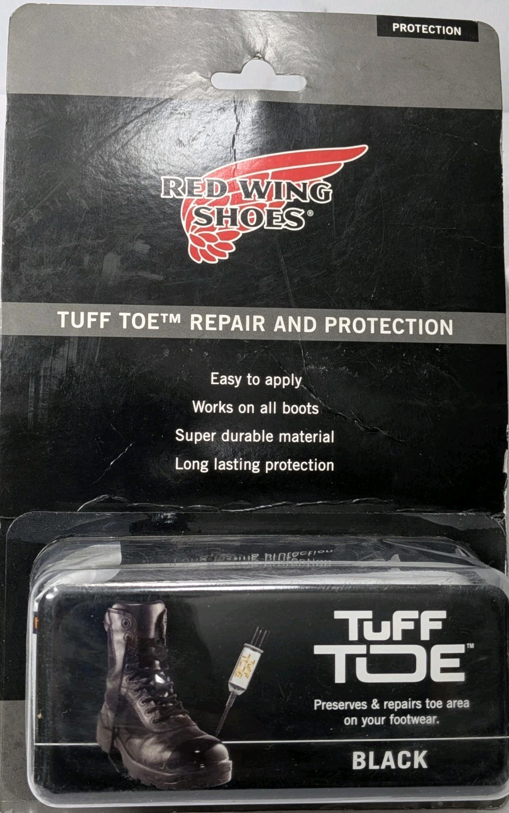Red Wing Tuff Toe Repair & Protection Kit Black Work Boot Toe Guard USA