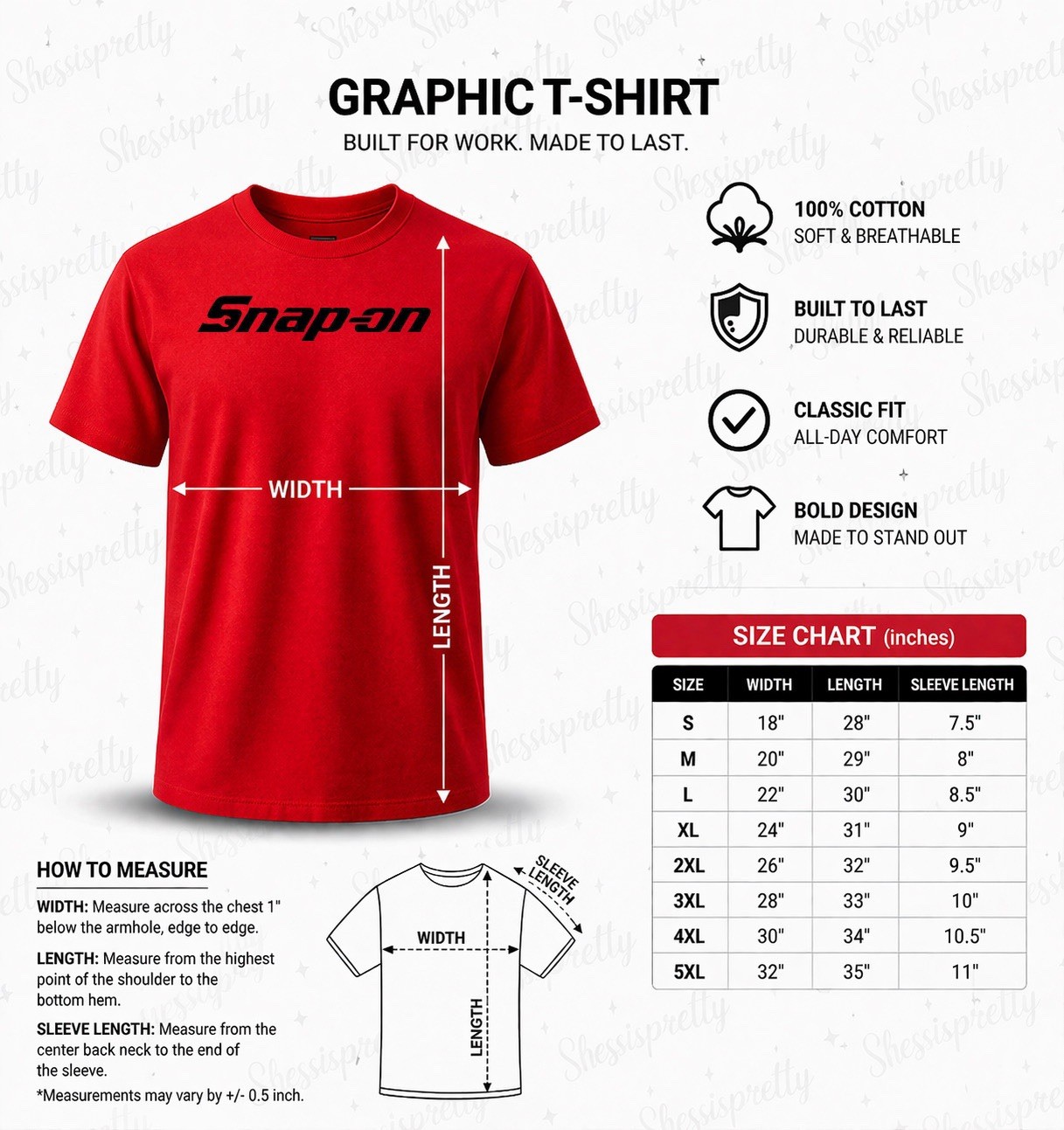 Snap-on tools men’s shirt clothing snap-on equipment tools Size S-XXL