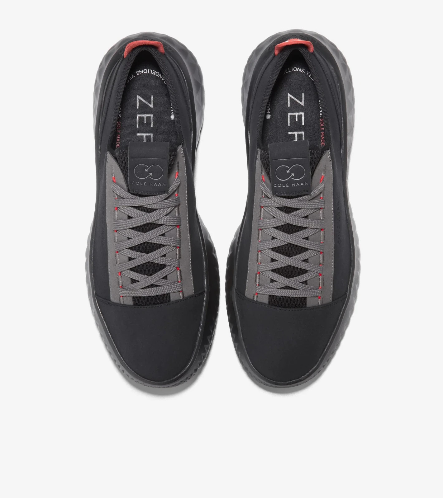 COLE HAAN MEN’S GENERATION ZEROGRAND II-Pavement/Citrus Red/Blk, 12 M- NIB