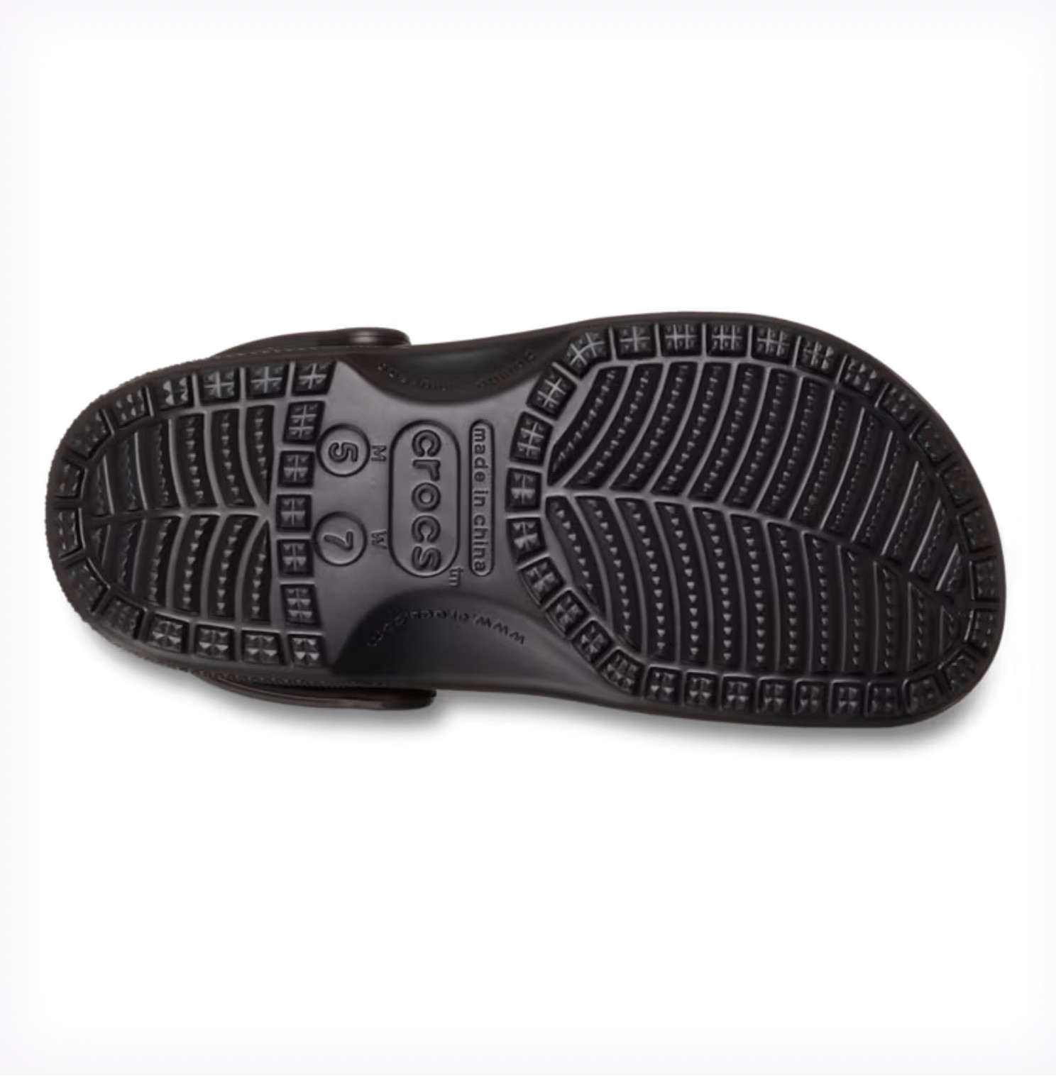 Black Croc Classic Clog Unisex Slip-On Shoes Ultra Light