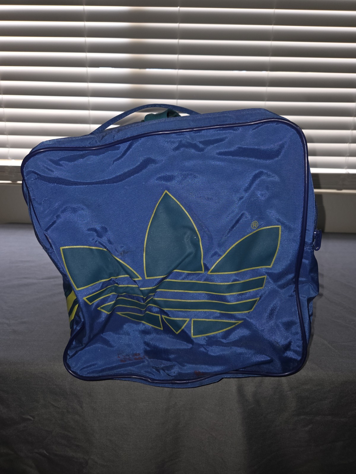VTG 70s 80s Adidas Duffle Bag West Germany Made In Republic Of Korea 31″x13″x13″