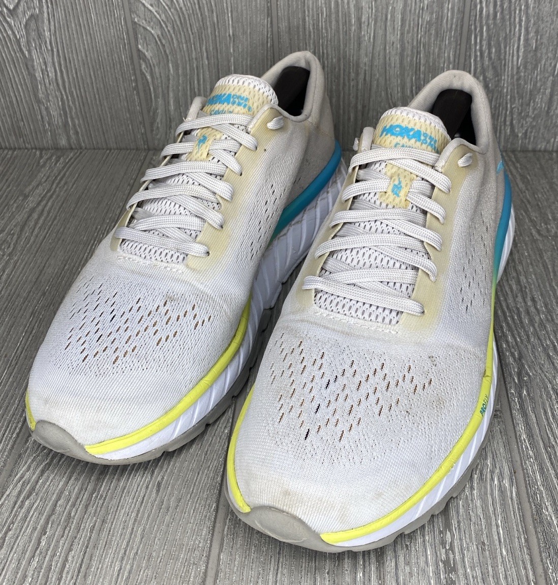 Hoka One One Cavu 2 Marl Blue Air Athletic Running Shoes Sneaker Women’s Size 9