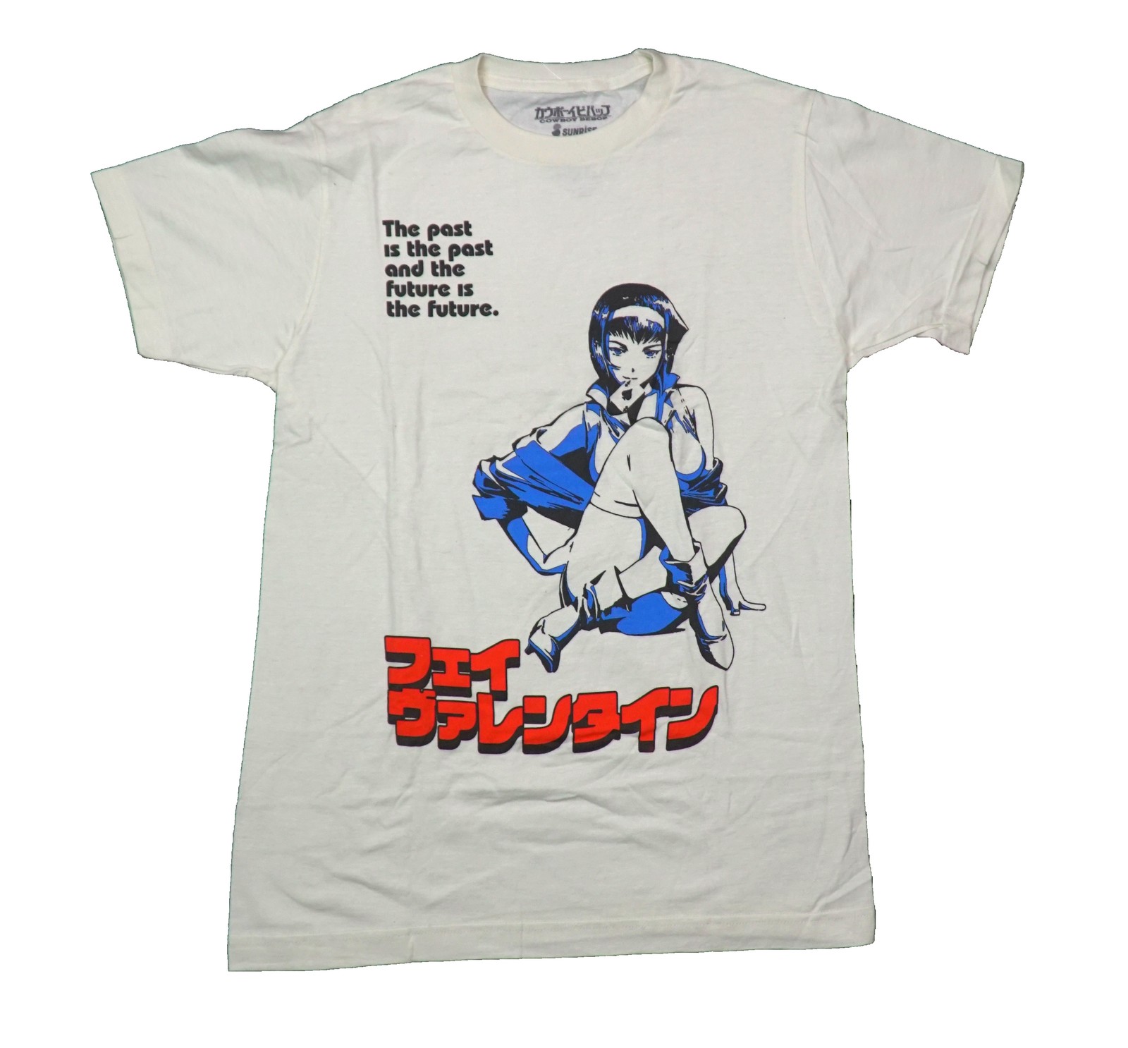 Cowboy Bebop New Adult T-Shirt – Faye Along The Past is the past Future Is