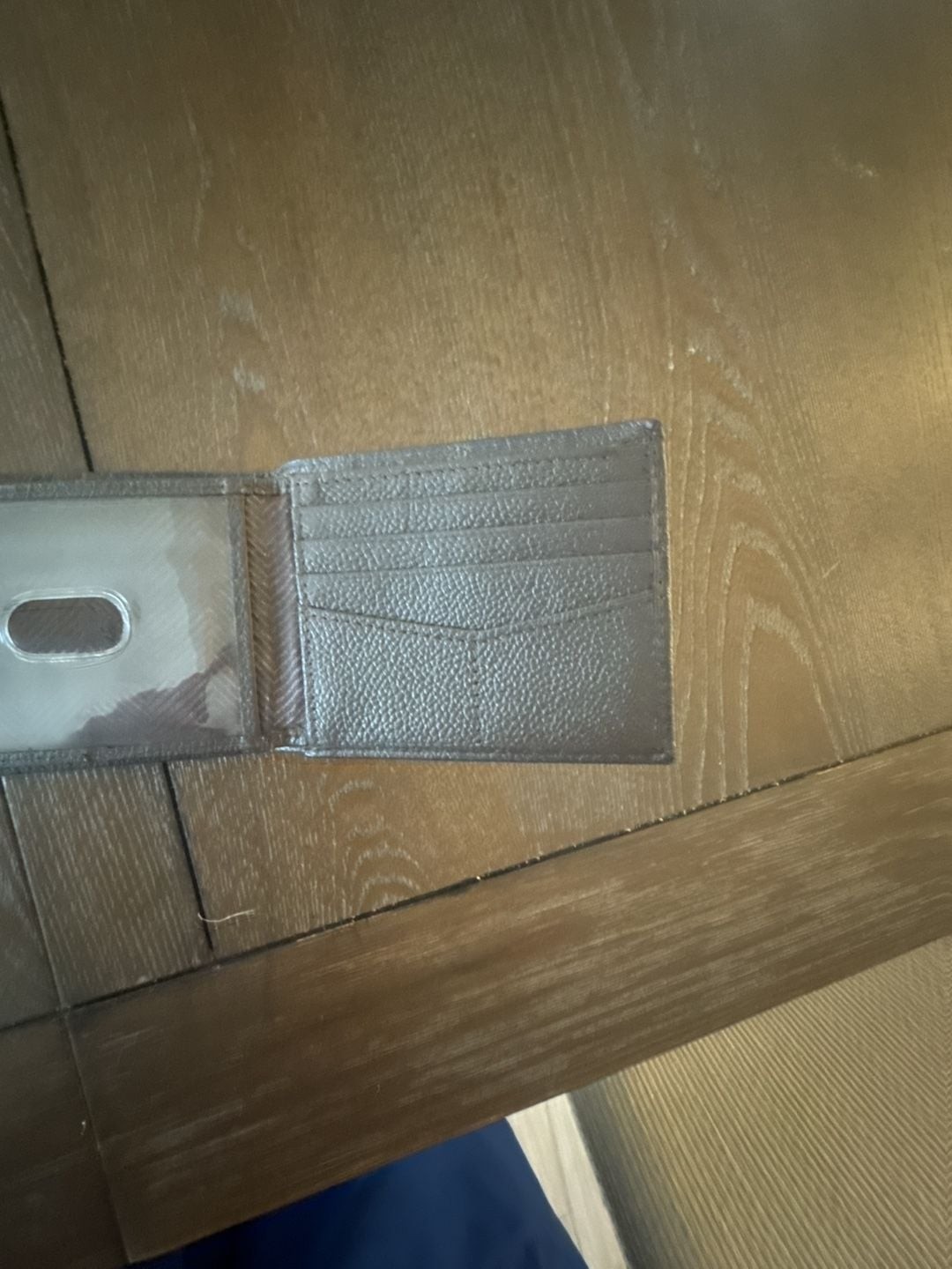 George RFID Blocking Hipfold Wallet Genuine Leather