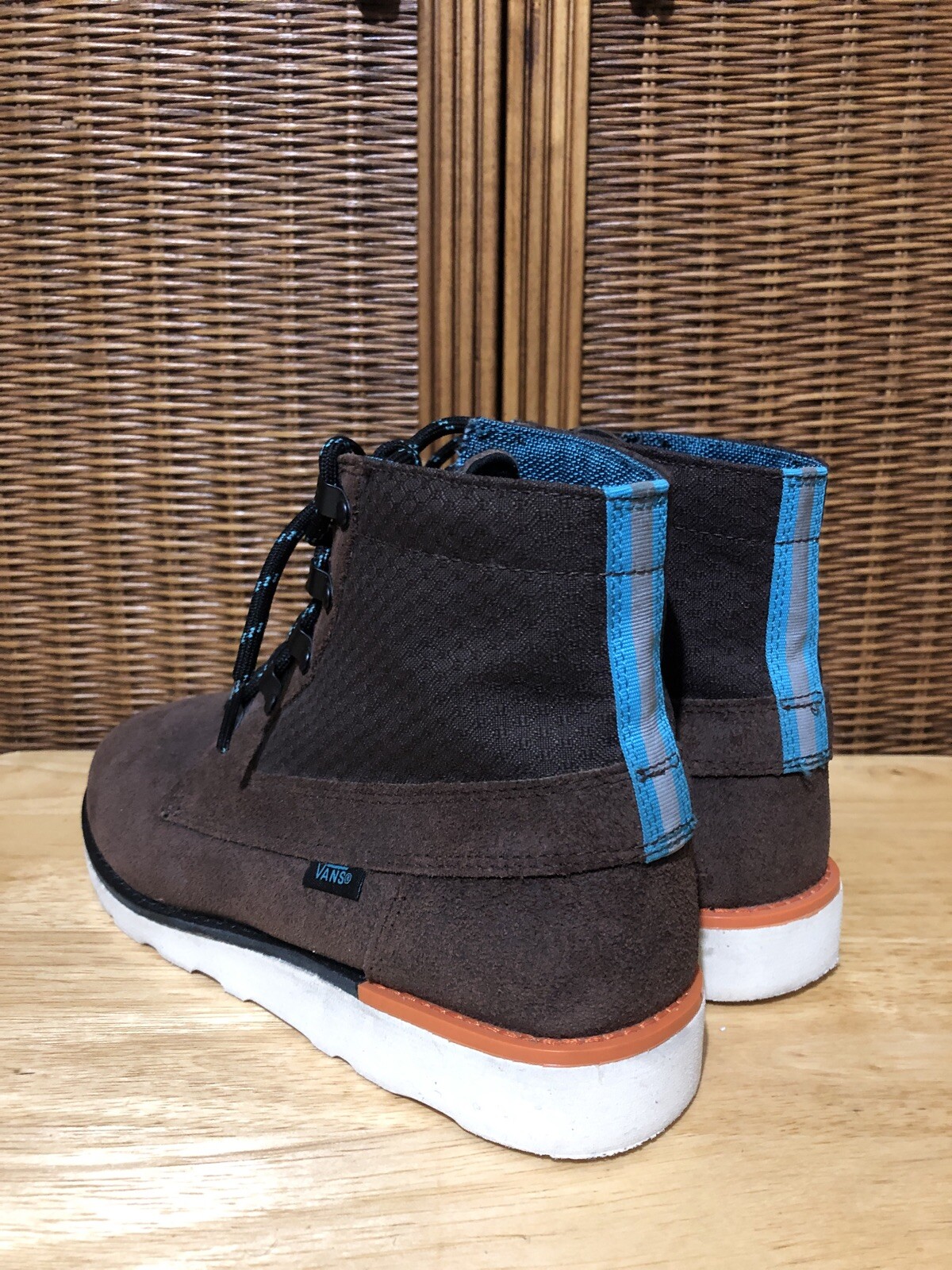 Vans OTW Breton Leather Ankle Boots Mens US 7 UK 6 EU 39 Brown VERY RARE