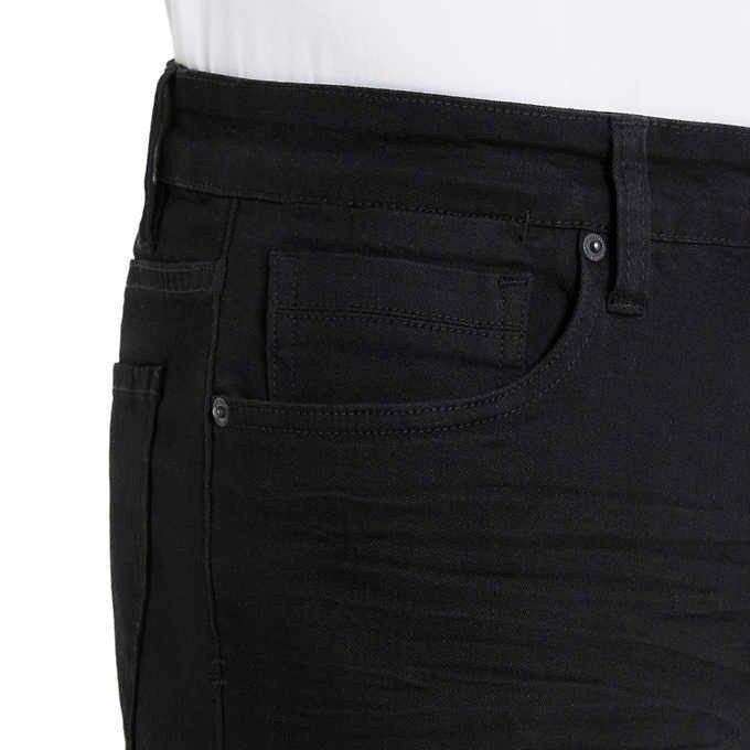 Kenneth Cole Men’s Straight Fit 2 Way Stretch Denim Jeans
