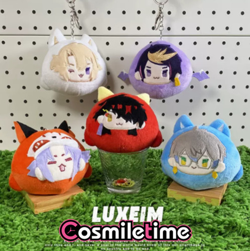 Vtuber Luxiem Luca Vox Akuma Shoto Plush Doll Stuffed Keychain Toys Anime Gift