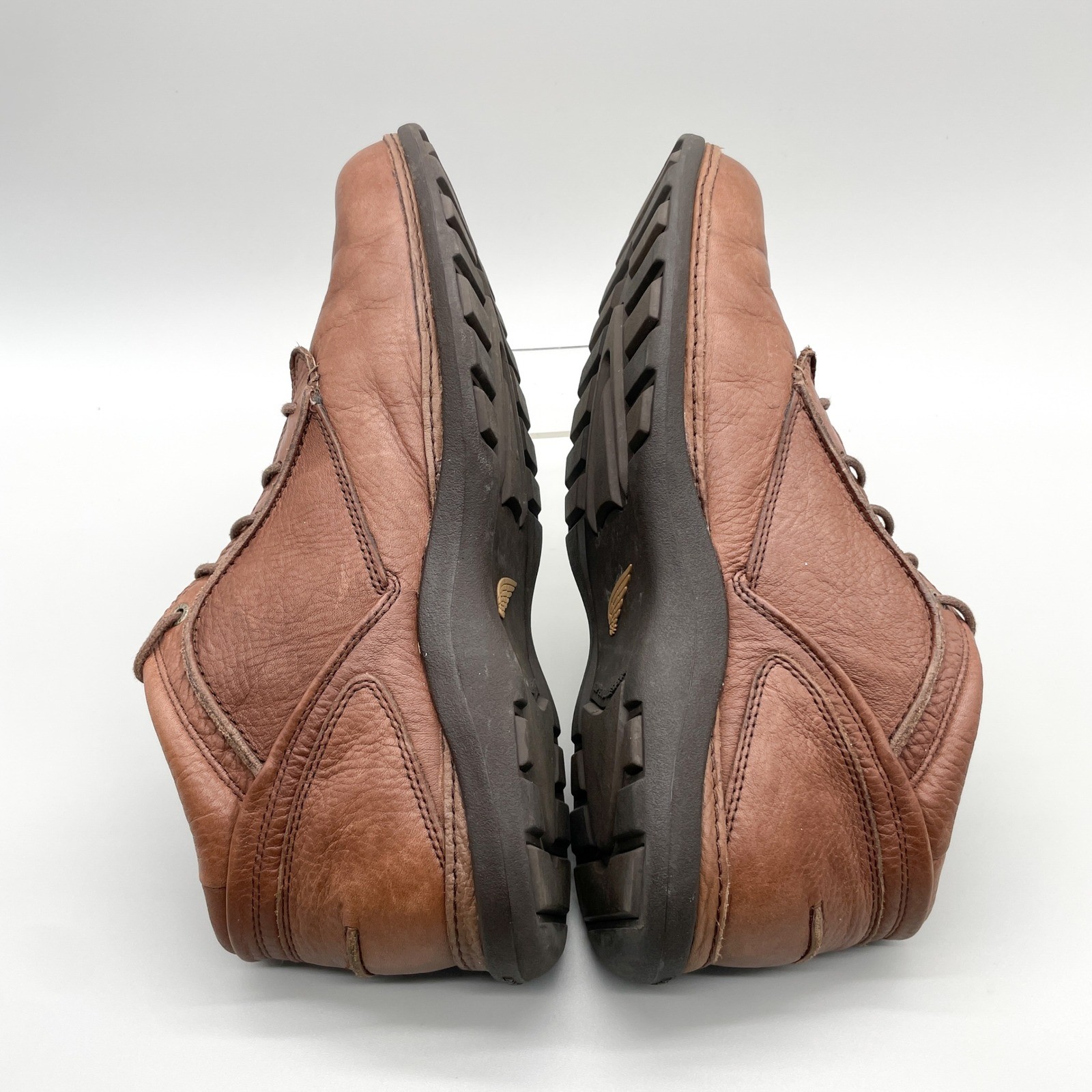 Red Wing Mens 12 B Brown Leather Lace Up Chukka Boots Work Shoes Casual Rugged