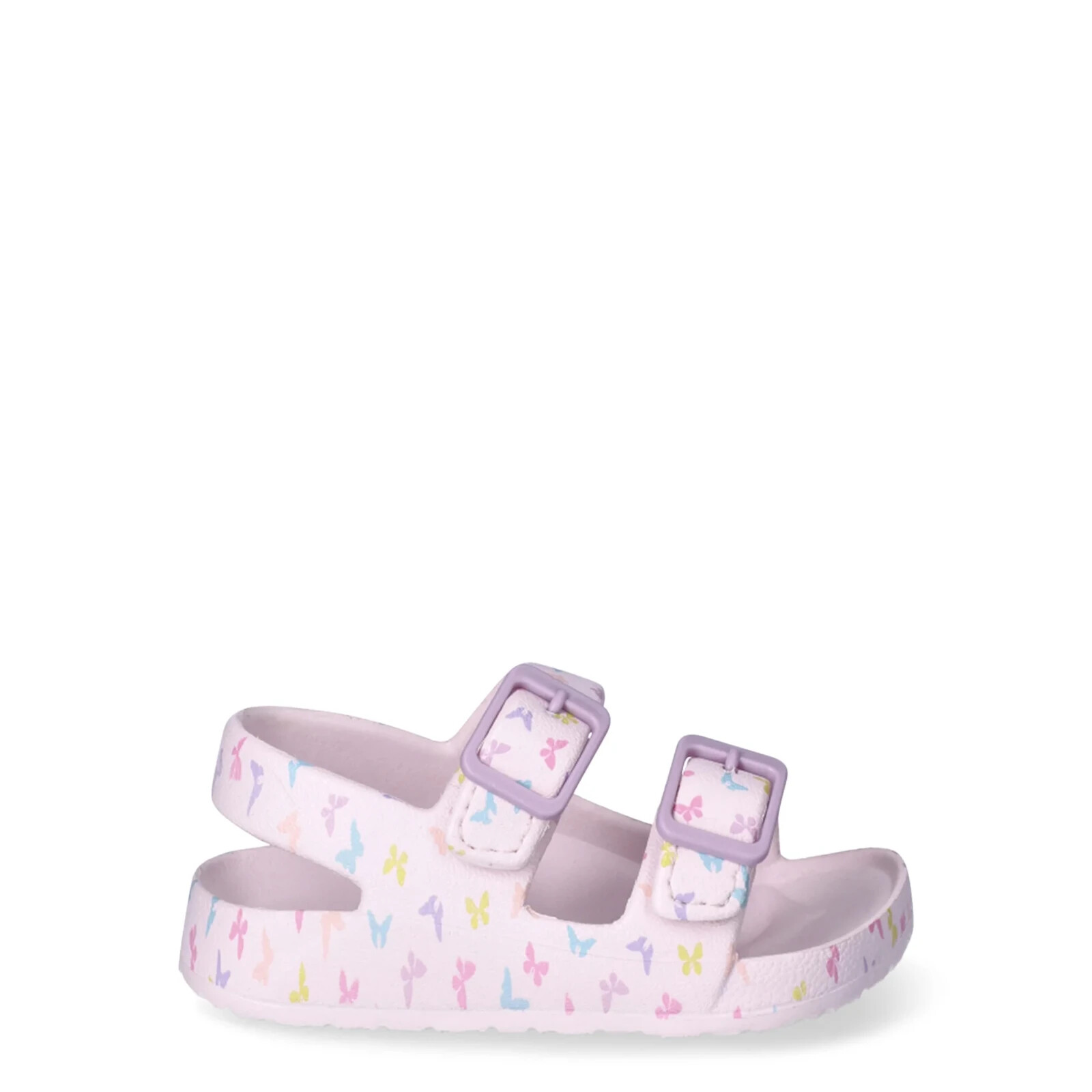 2-Pack Wonder Nation Buckle Sandals Baby Girl 2 Purple Ethylene-Vinyl Acetate