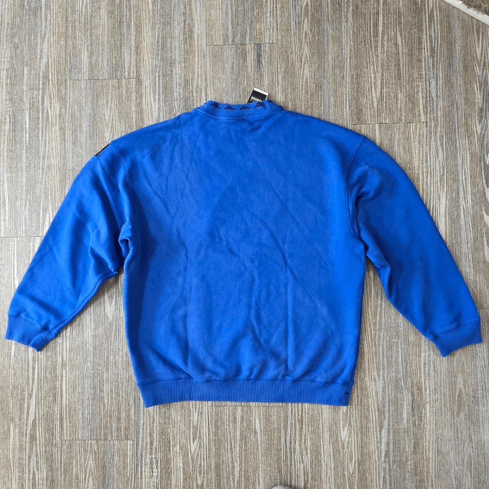 Adidas EQT Equipment Crew Sweatshirt Washed Fleece Men’s Large Royal Blue JC8223