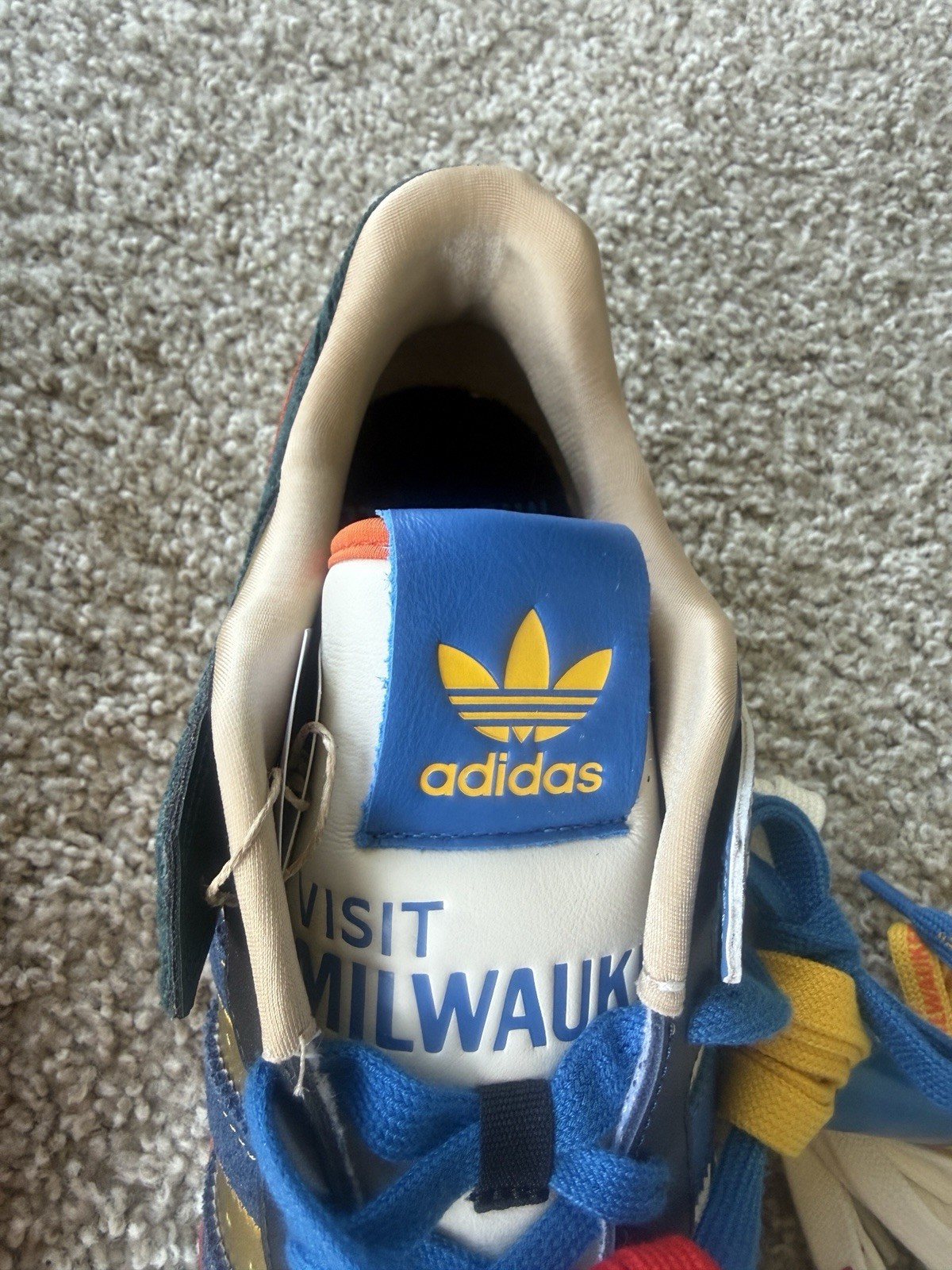 adidas Forum CL “What The Milwaukee” Multicolor Colorblock Low Top Sneakers